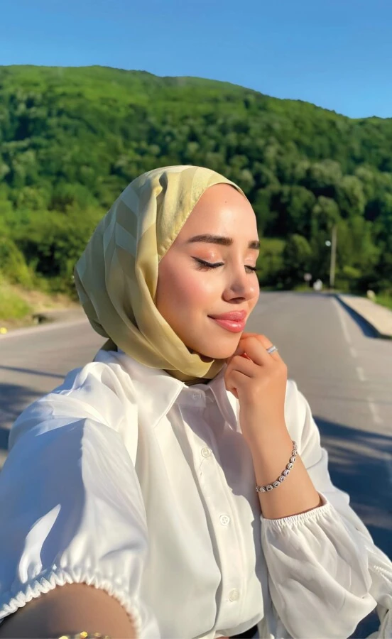 Edanur Sönmez'in Tercihi DEFNE YAPRAĞI BALIKSIRTI DESEN JAKAR ŞAL