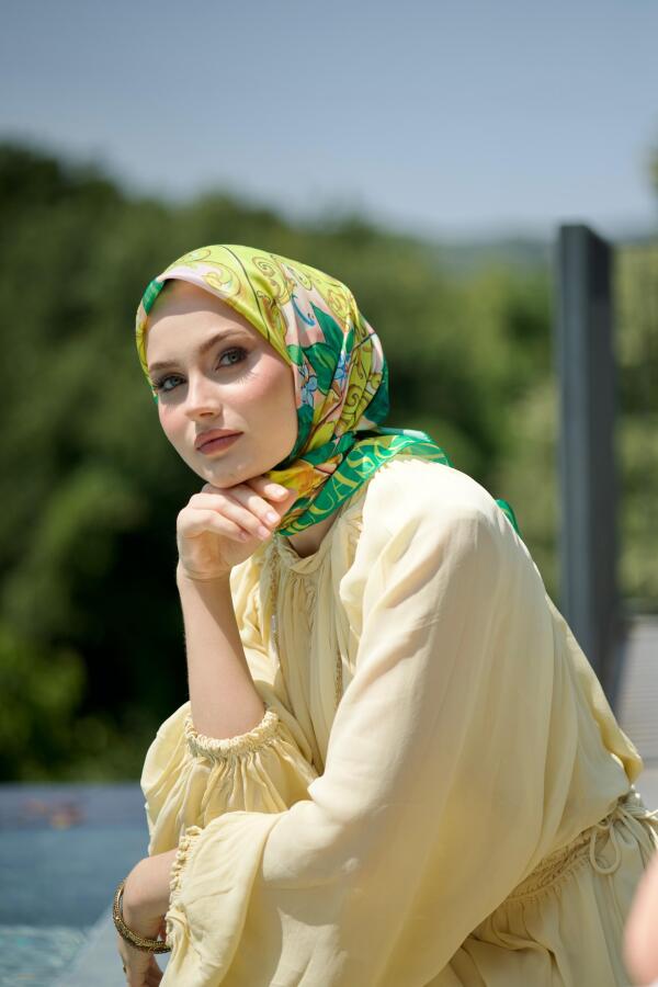 Dolce Limone Desen Eşarp