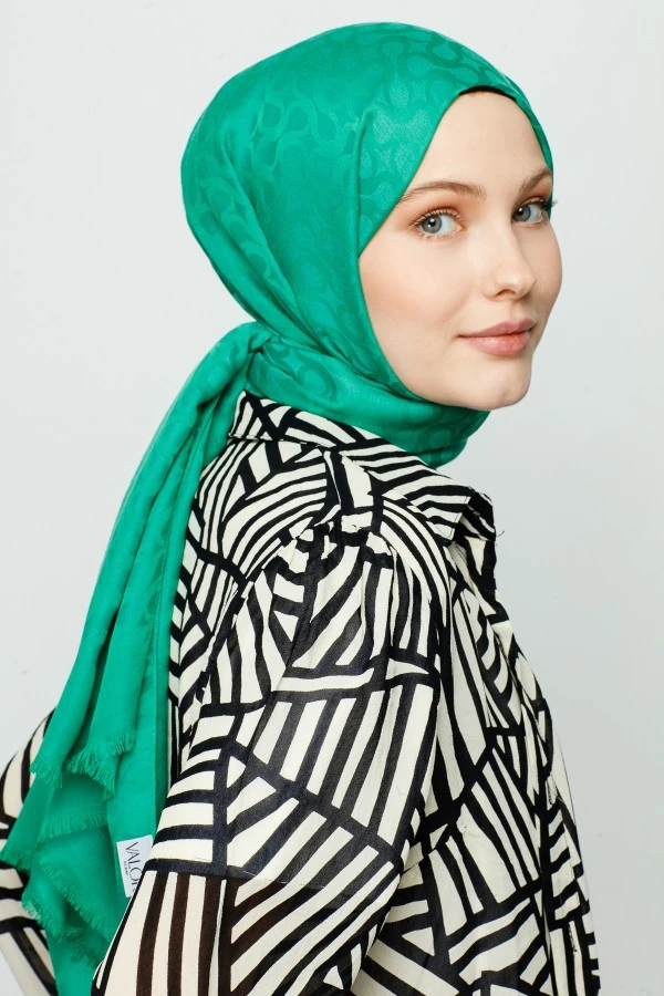 BENETTON YEŞİLİ BLOOM DESEN ŞAL