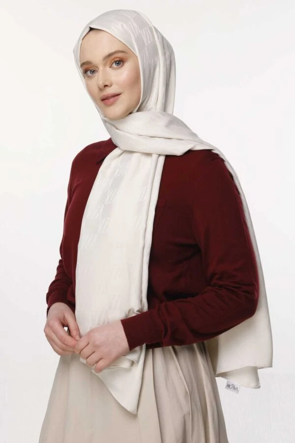 İcon Desen Şal / İnci Tozu