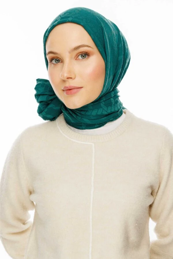 Zincir Desen Pamuk Şal / Yonca