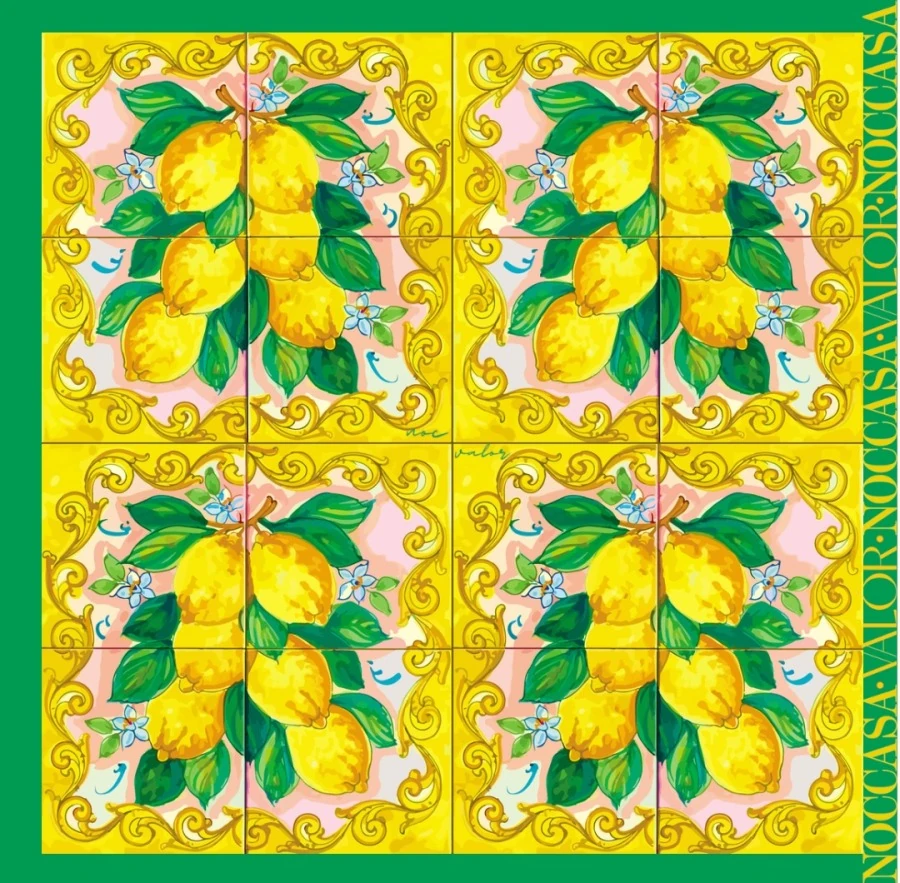 Dolce Limone Desen Eşarp