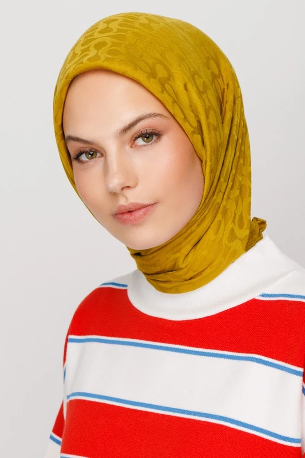 SAFRAN BLOOM DESEN EŞARP