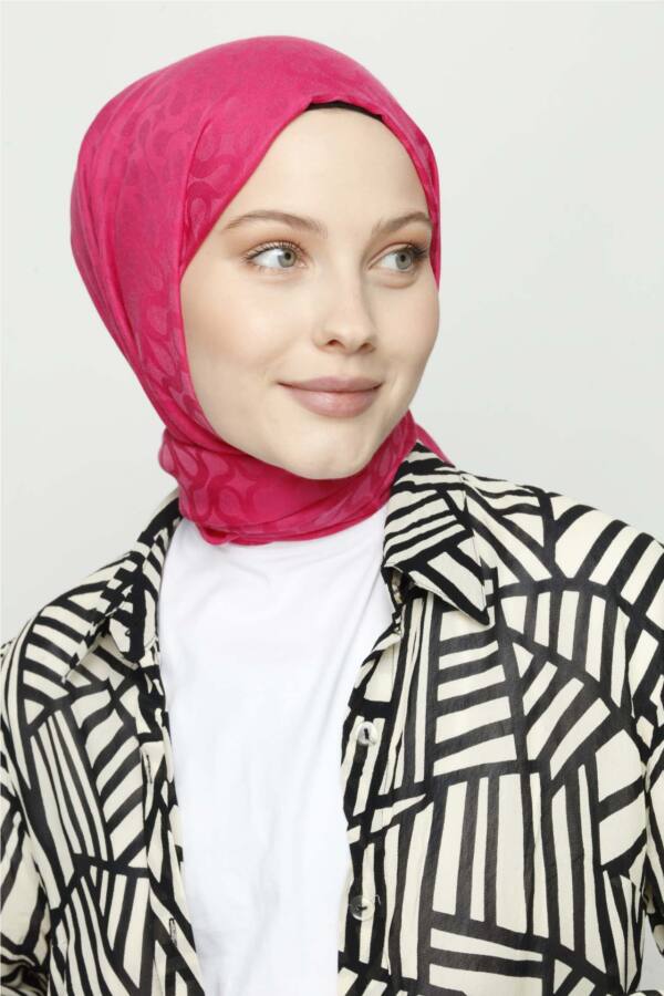 FUŞYA BLOOM DESEN ŞAL