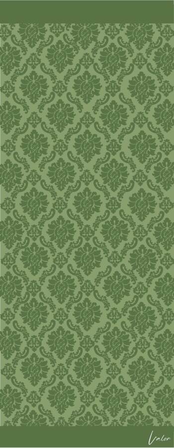 Brokar Desen Şal / Enginar yeşili