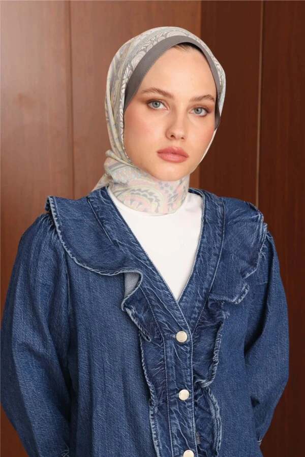 Pastel Rüya Floş Viskon Şal