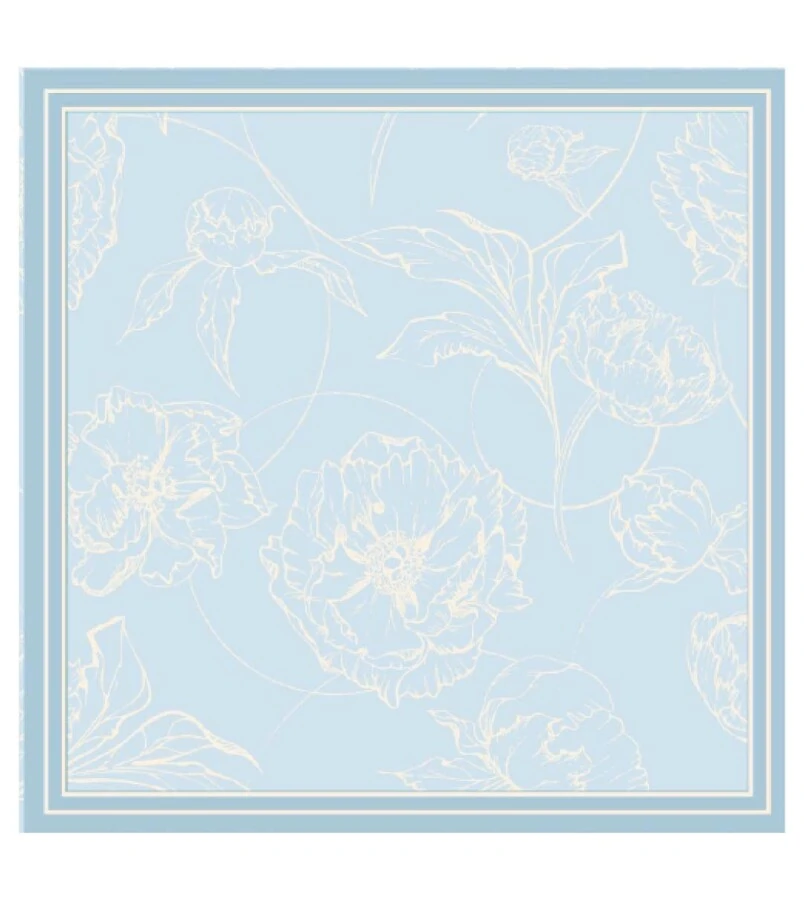 Alice Floş Viskon Eşarp / Mavi