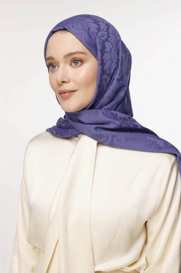 Brokar Desen Şal / Erguvan