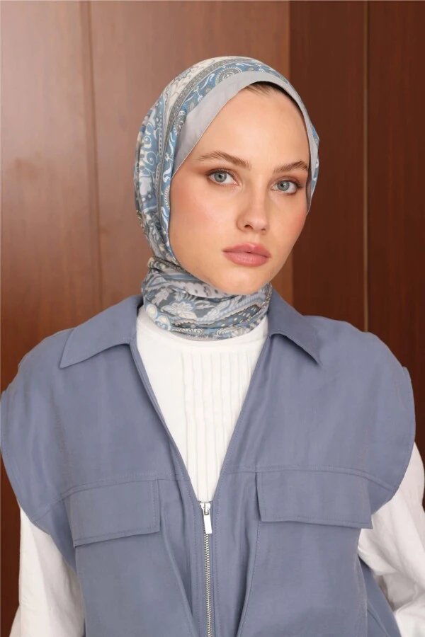 Akşam Kumu Floş Viskon Şal