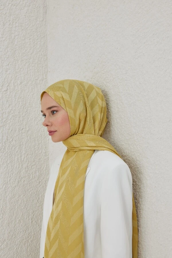 GÜNEY YOSUNU BALIKSIRTI DESEN JAKAR ŞAL