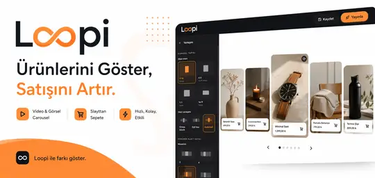 Loopi: Ürünlerini Video İle Tanıt ekran görüntüsü 1