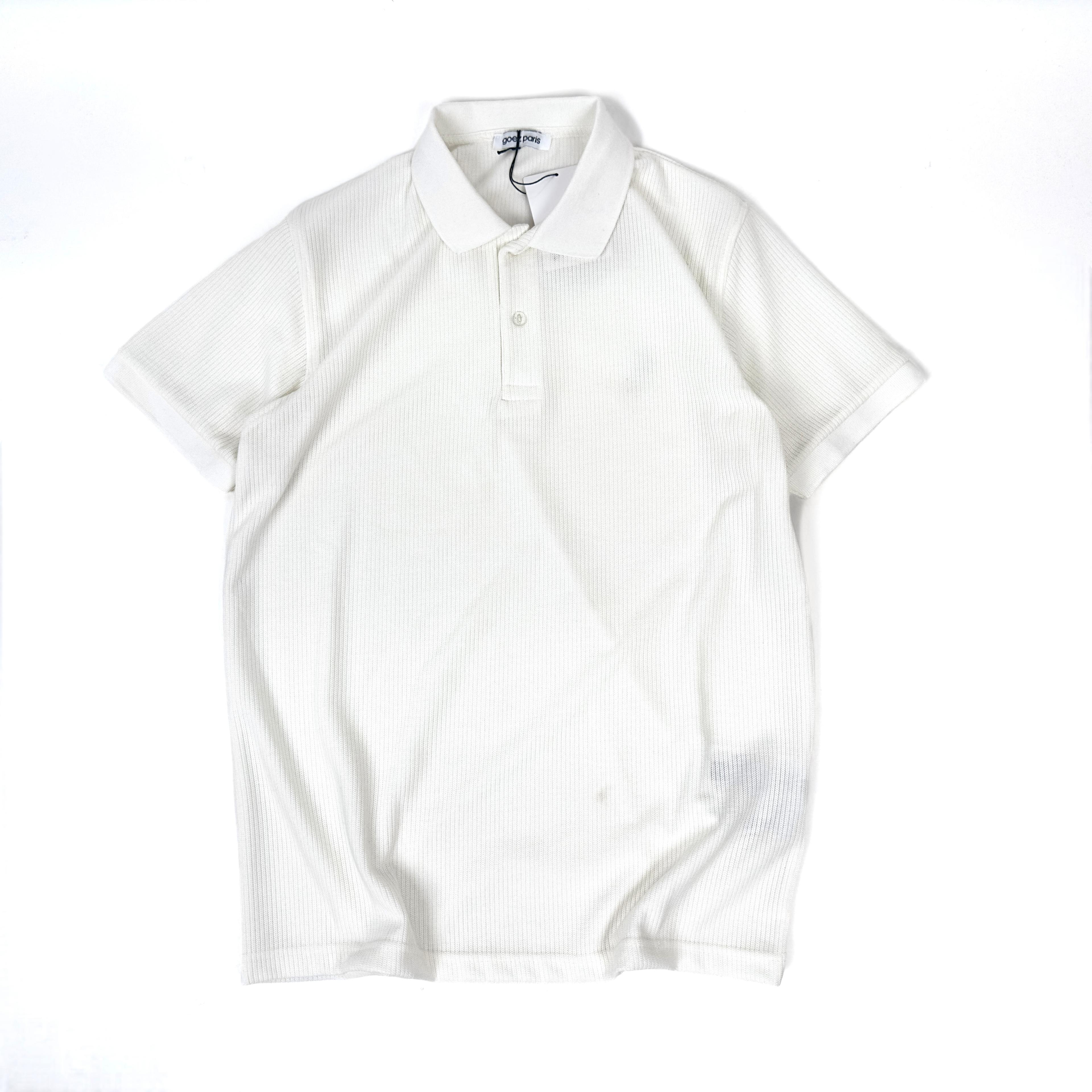 GOEZ PARIS Knit Polo - White