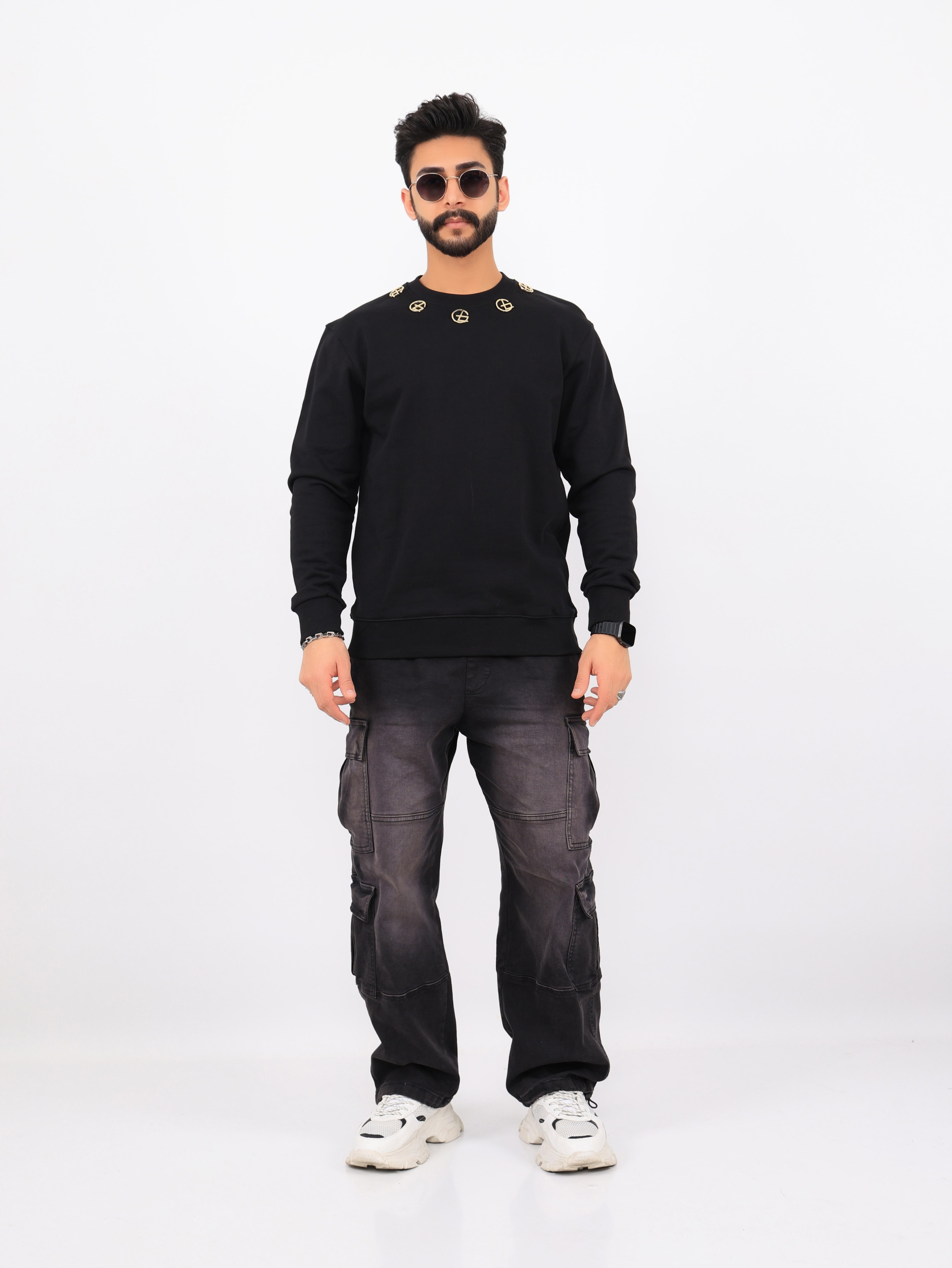 GOEZ PARIS Logo Chain Men's Sweatshirt