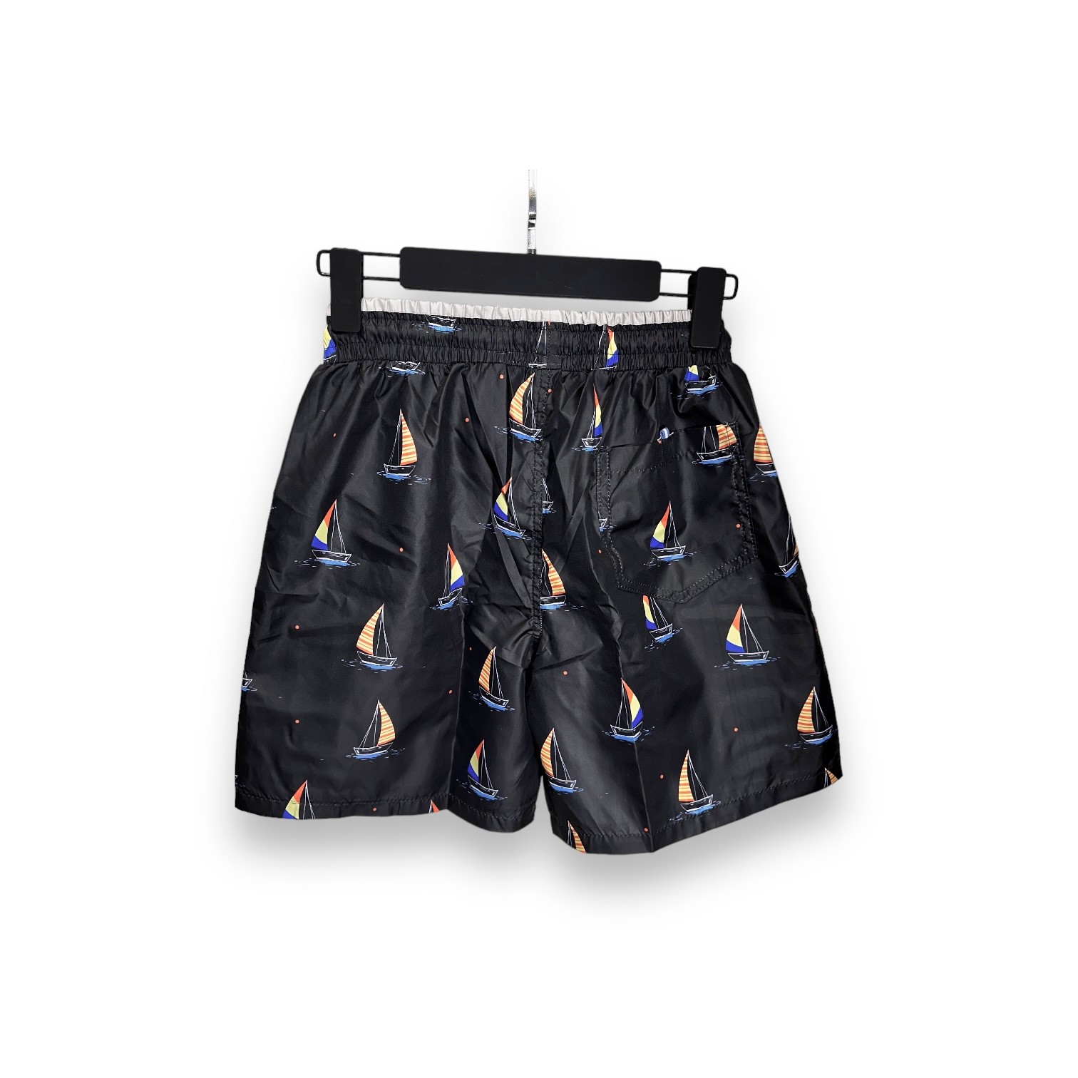 Sailboat Printed Water Repellent Swim Shorts