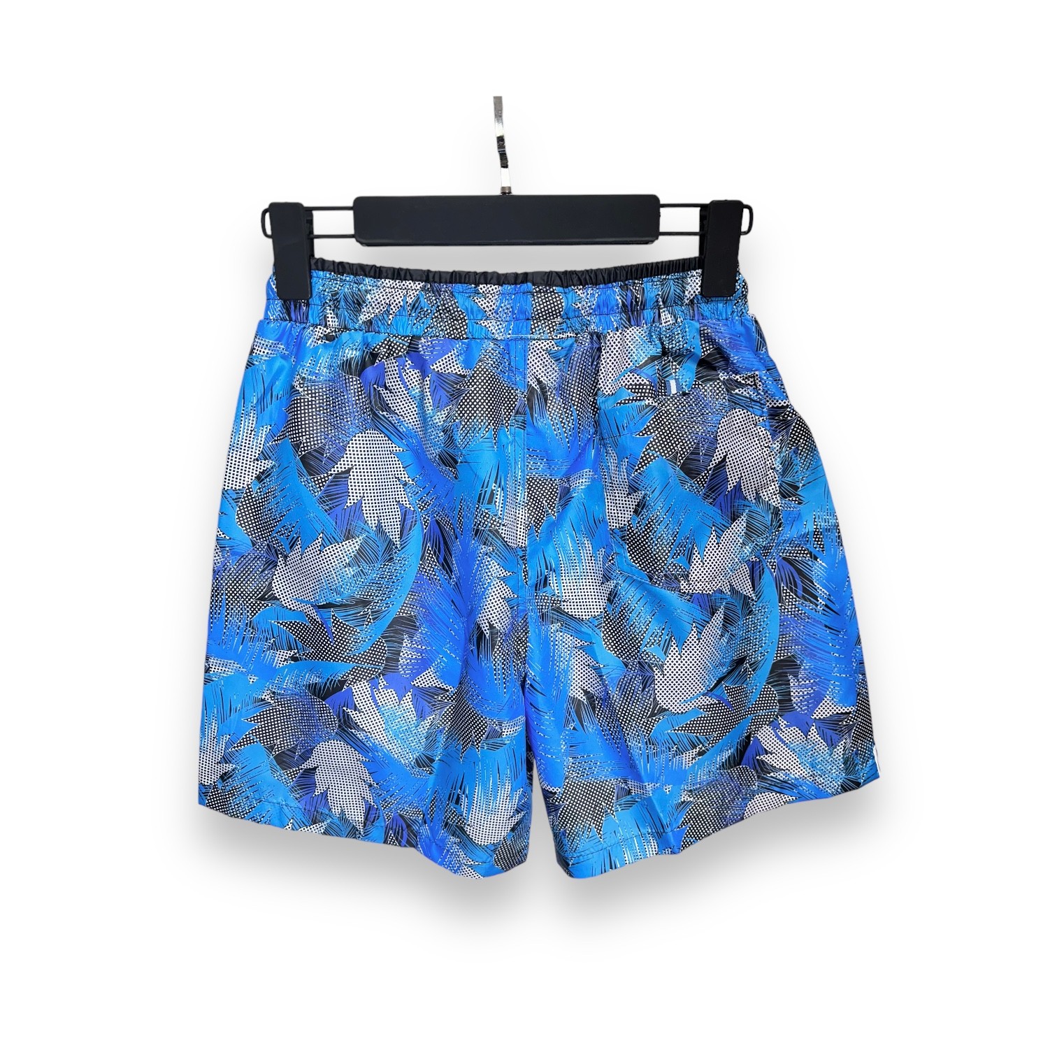 Leaf Printed Water Repellent Swim Shorts