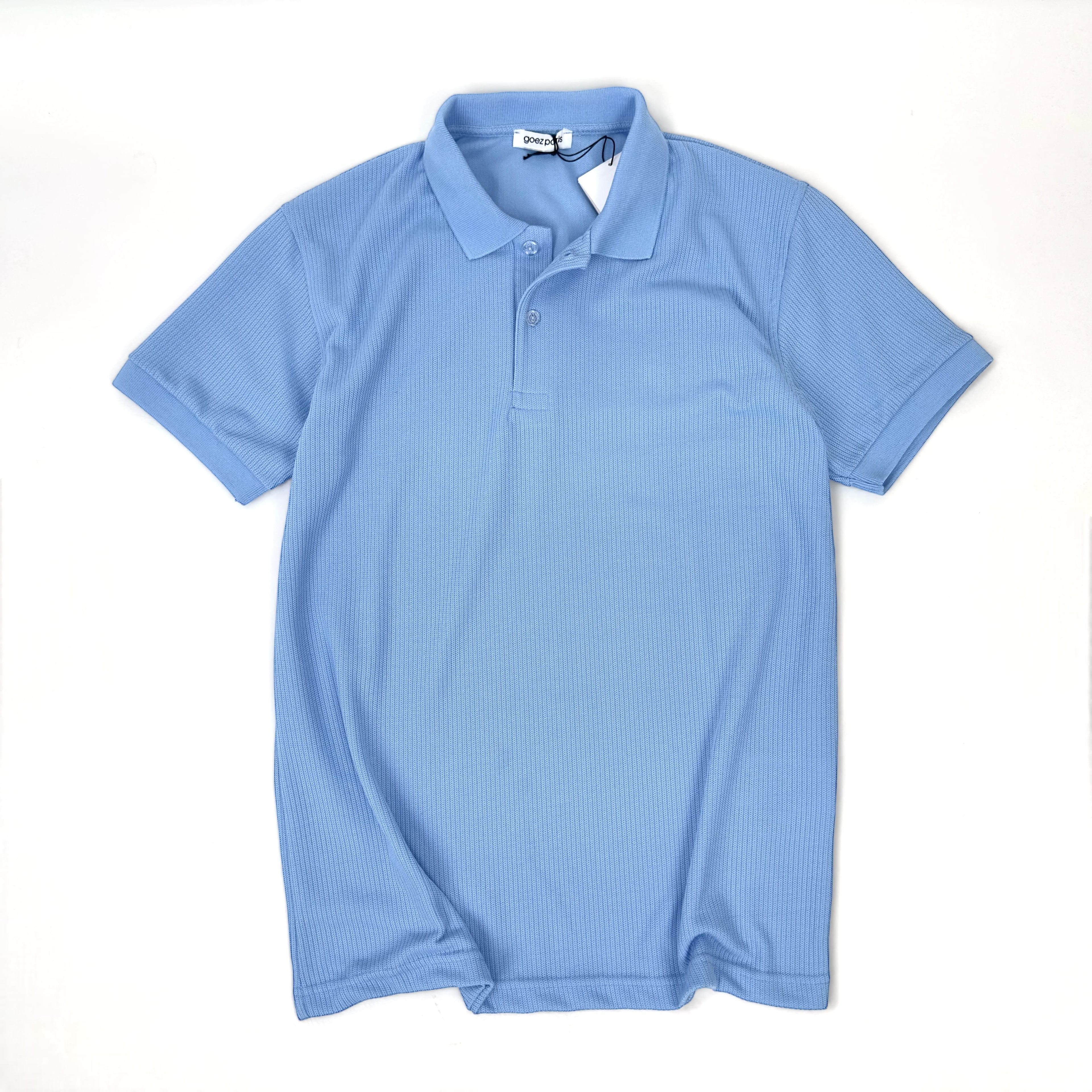 GOEZ PARIS Knit Polo - Turquoise