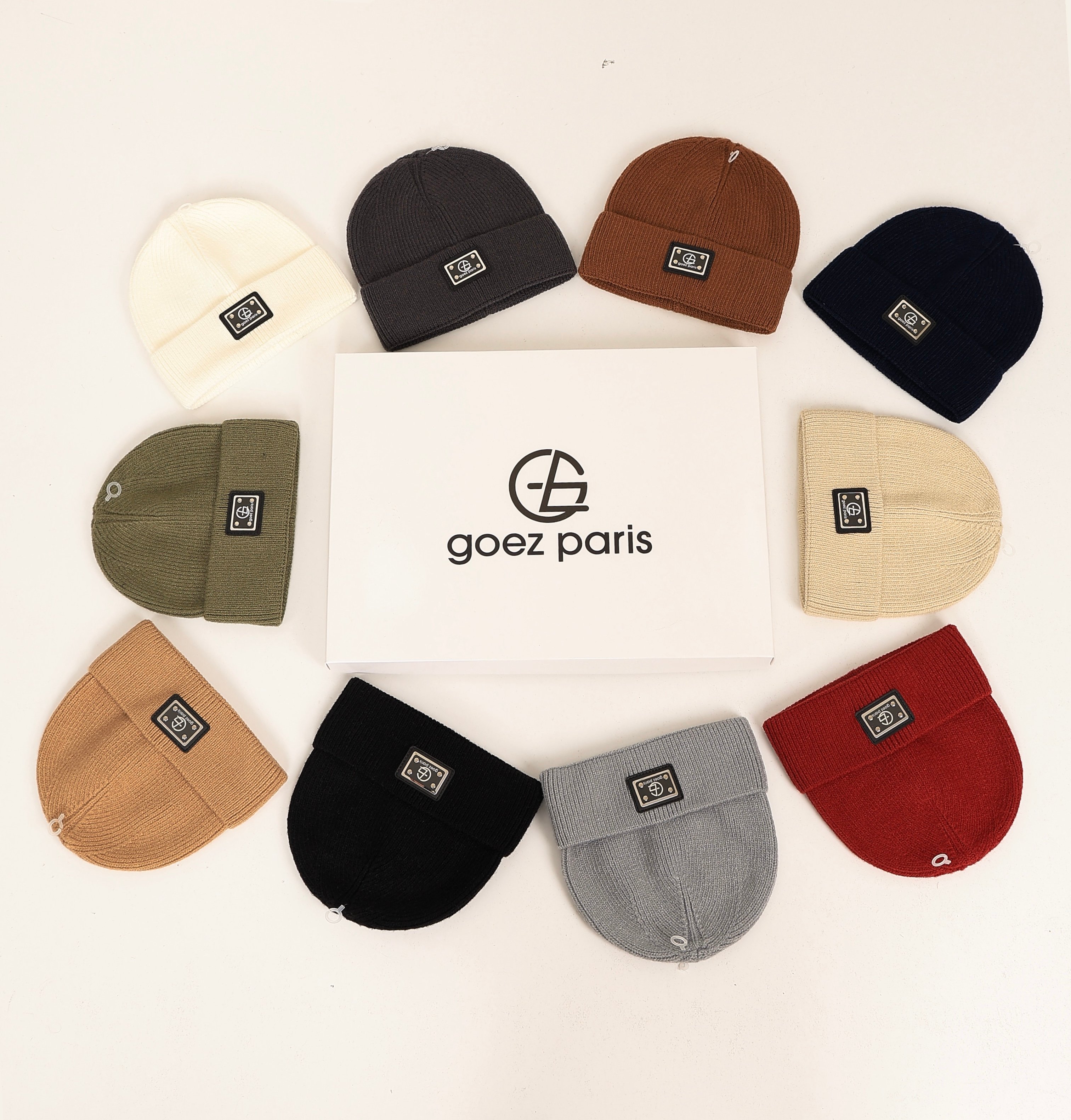 GOEZ PARIS Knit Beanie Unisex Bere