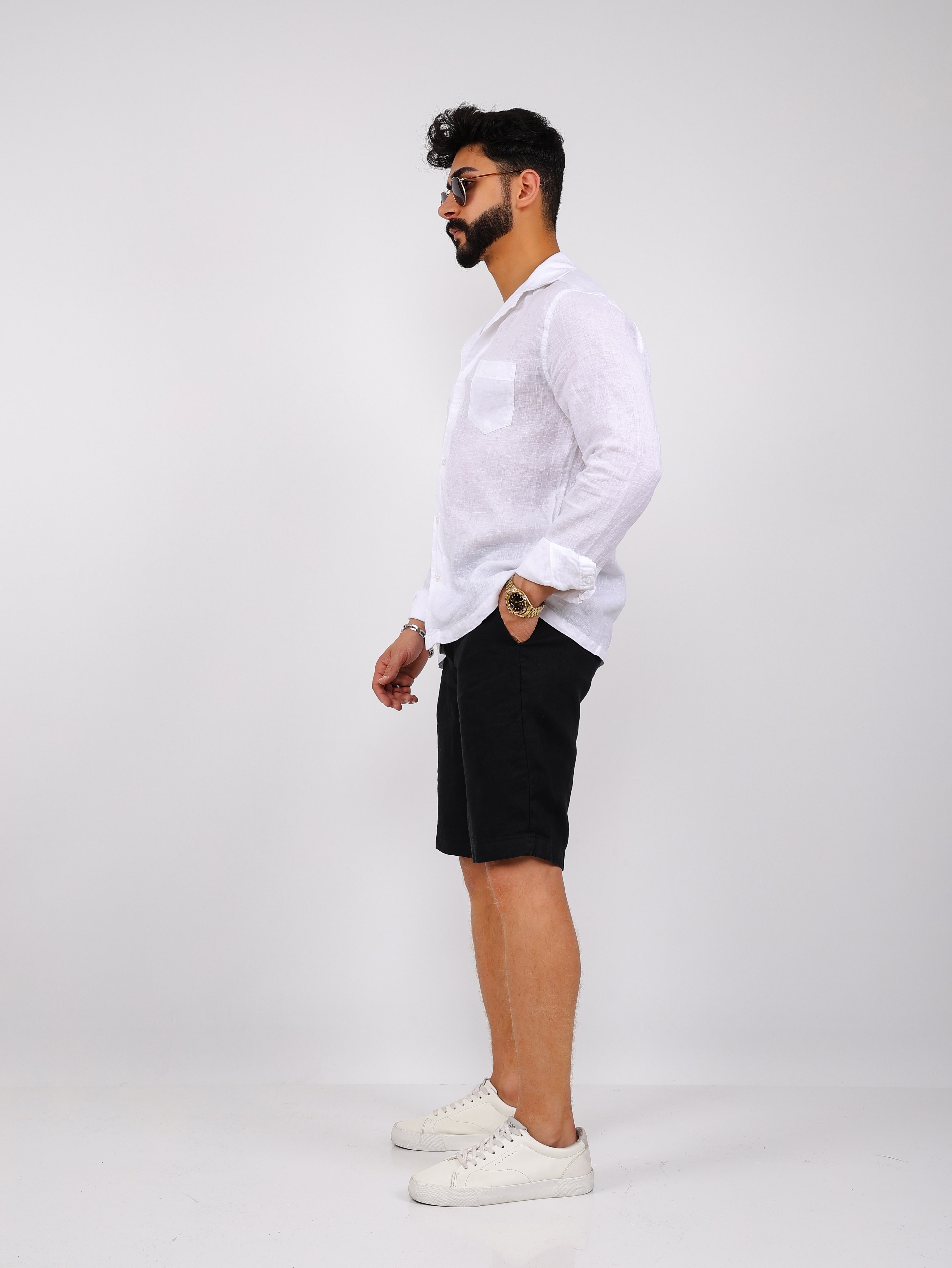 Basic Linen Shorts