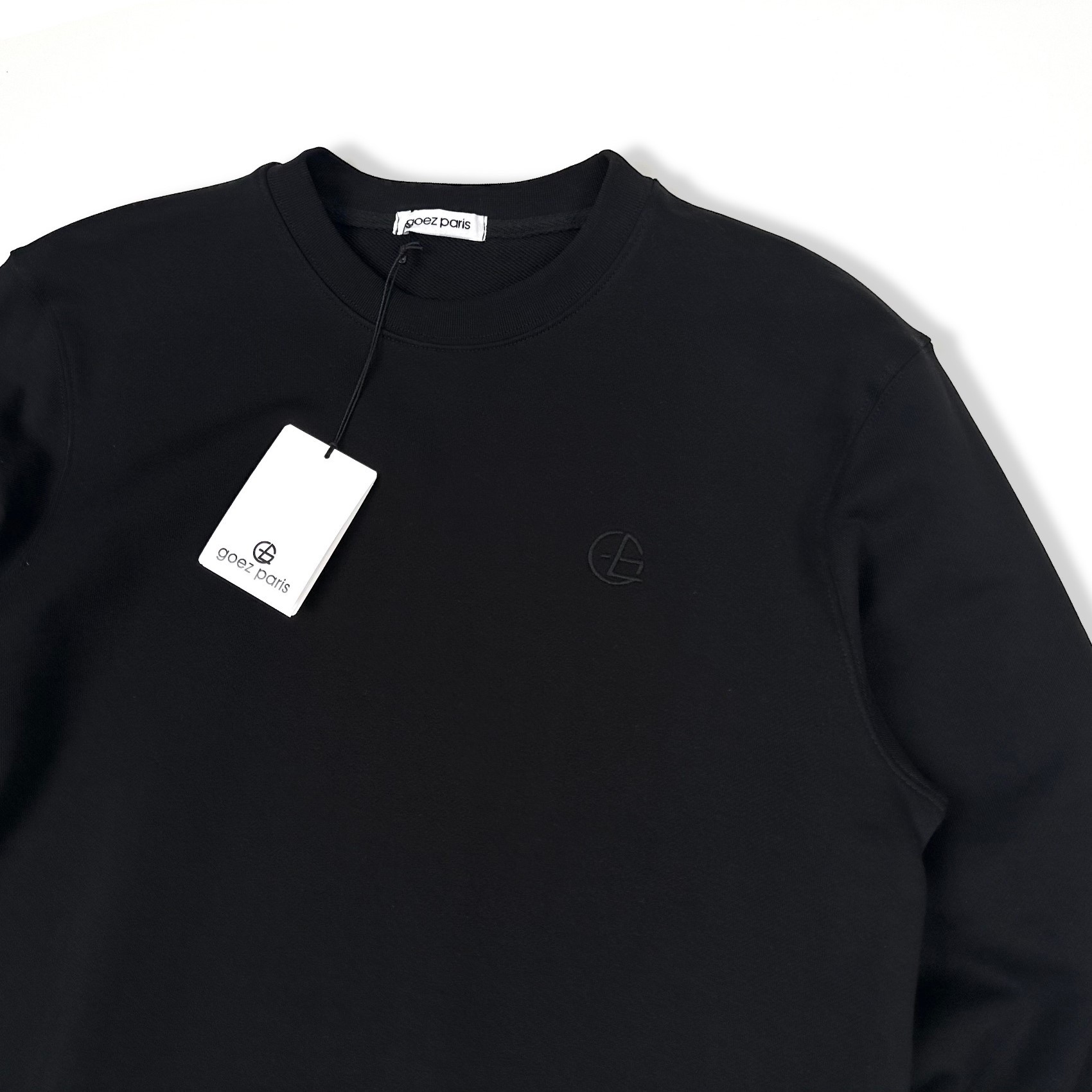 GOEZ PARIS Logo Nakış Detaylı Erkek Sweatshirt