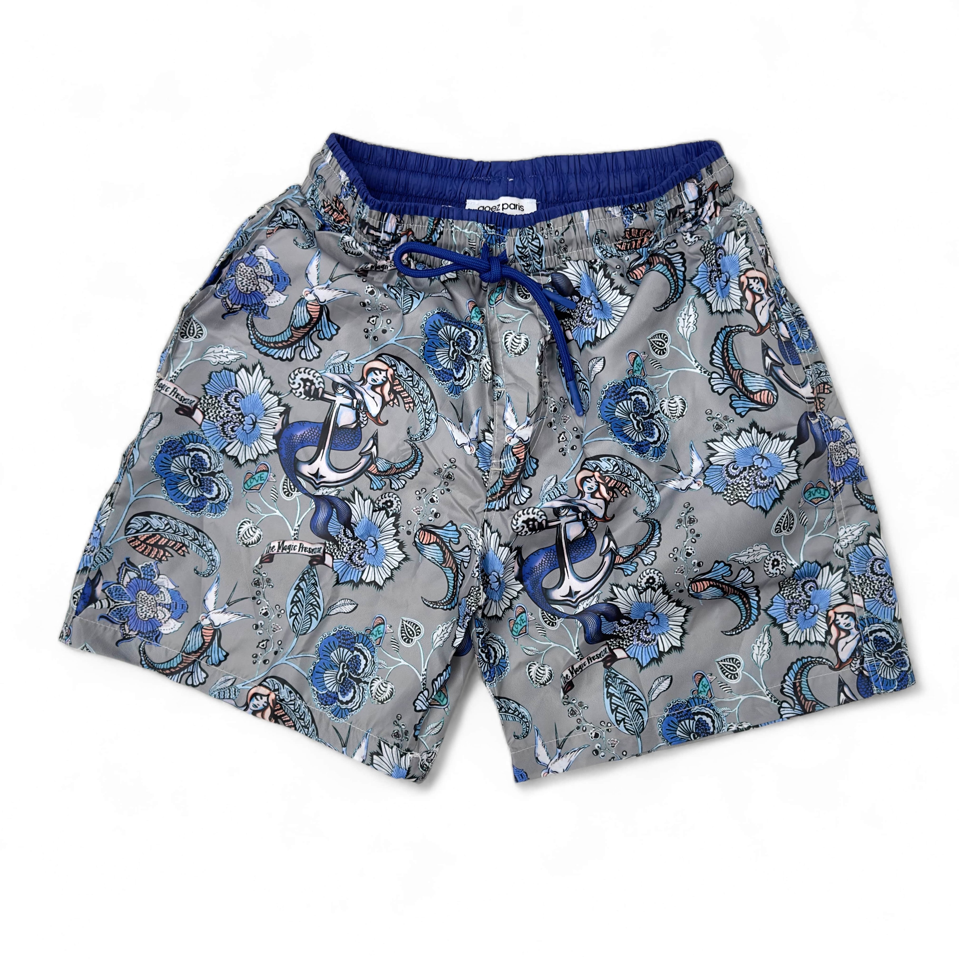 Anchor Printed Water Repellent Swim Shorts