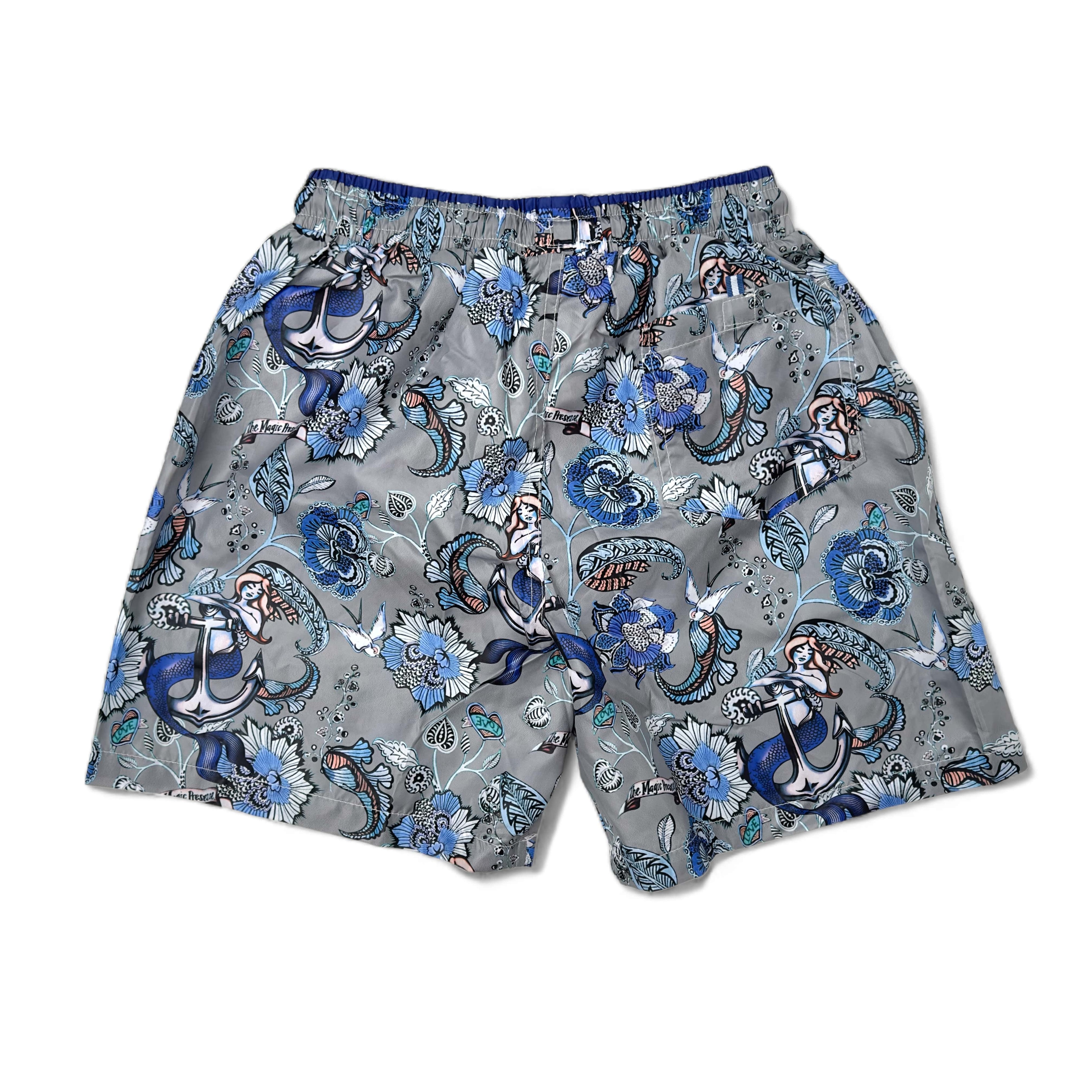 Anchor Printed Water Repellent Swim Shorts