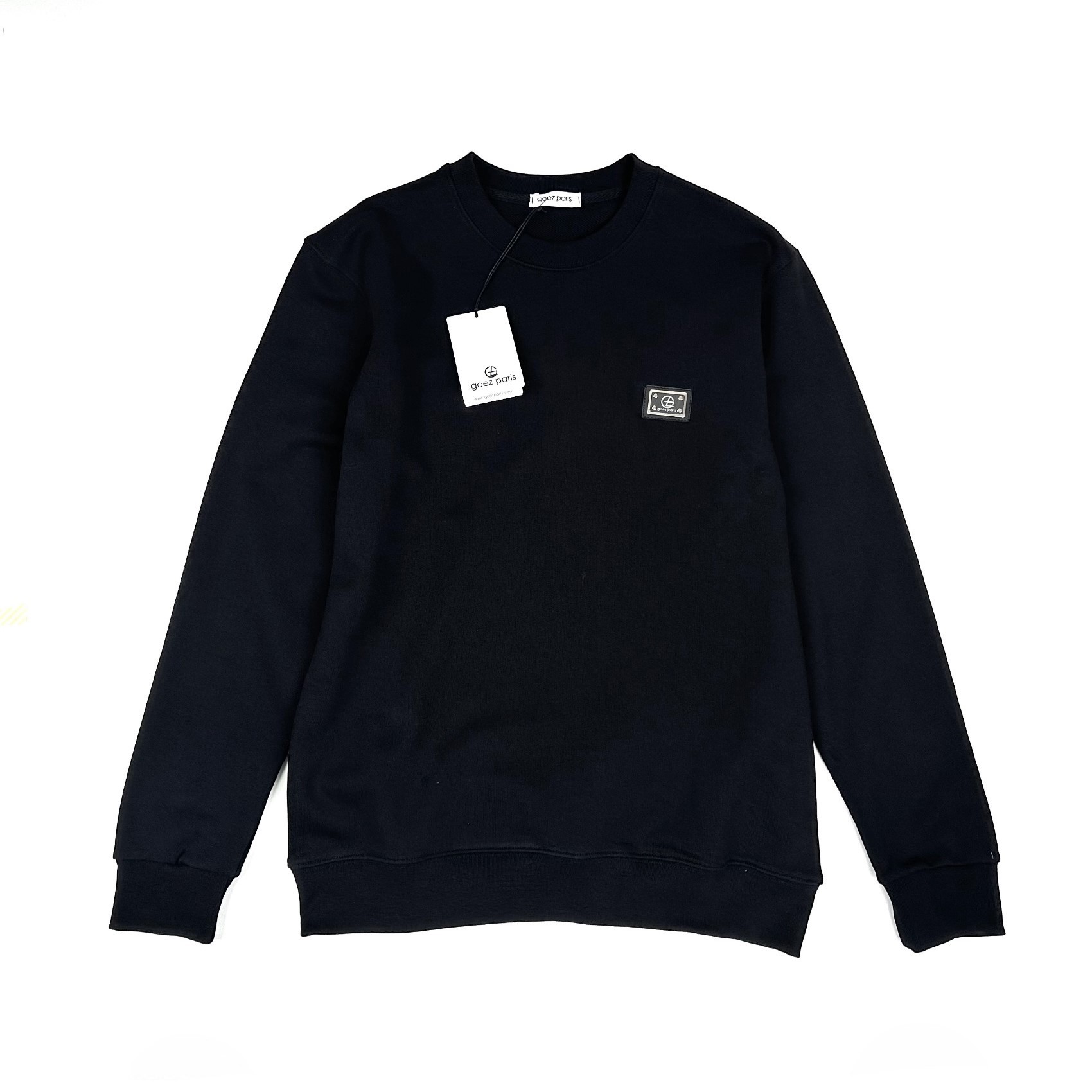 GOEZ PARIS Logo Plaka Detaylı Erkek Sweatshirt