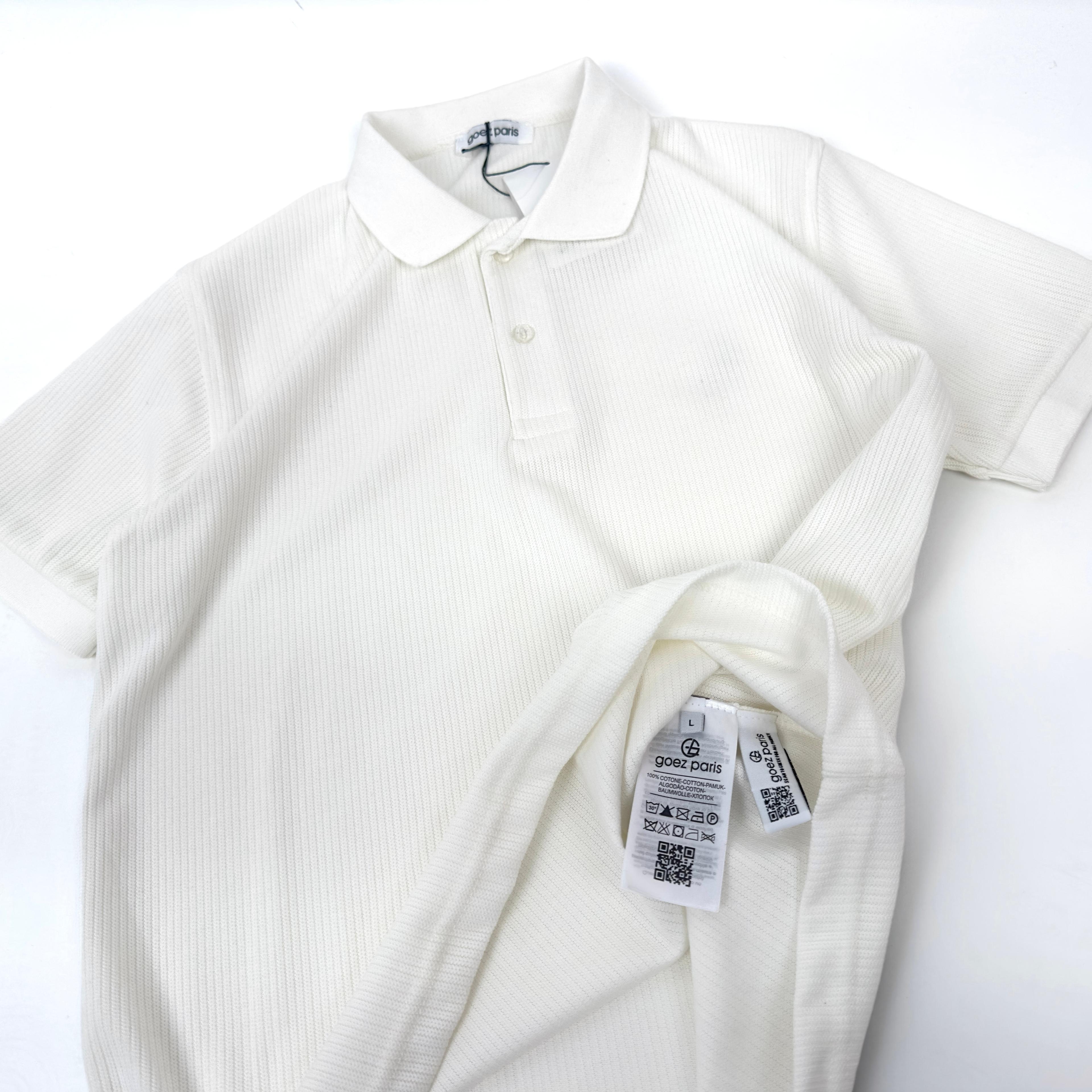GOEZ PARIS Rahat Kalıp Basic Triko Polo Yaka Tshirt