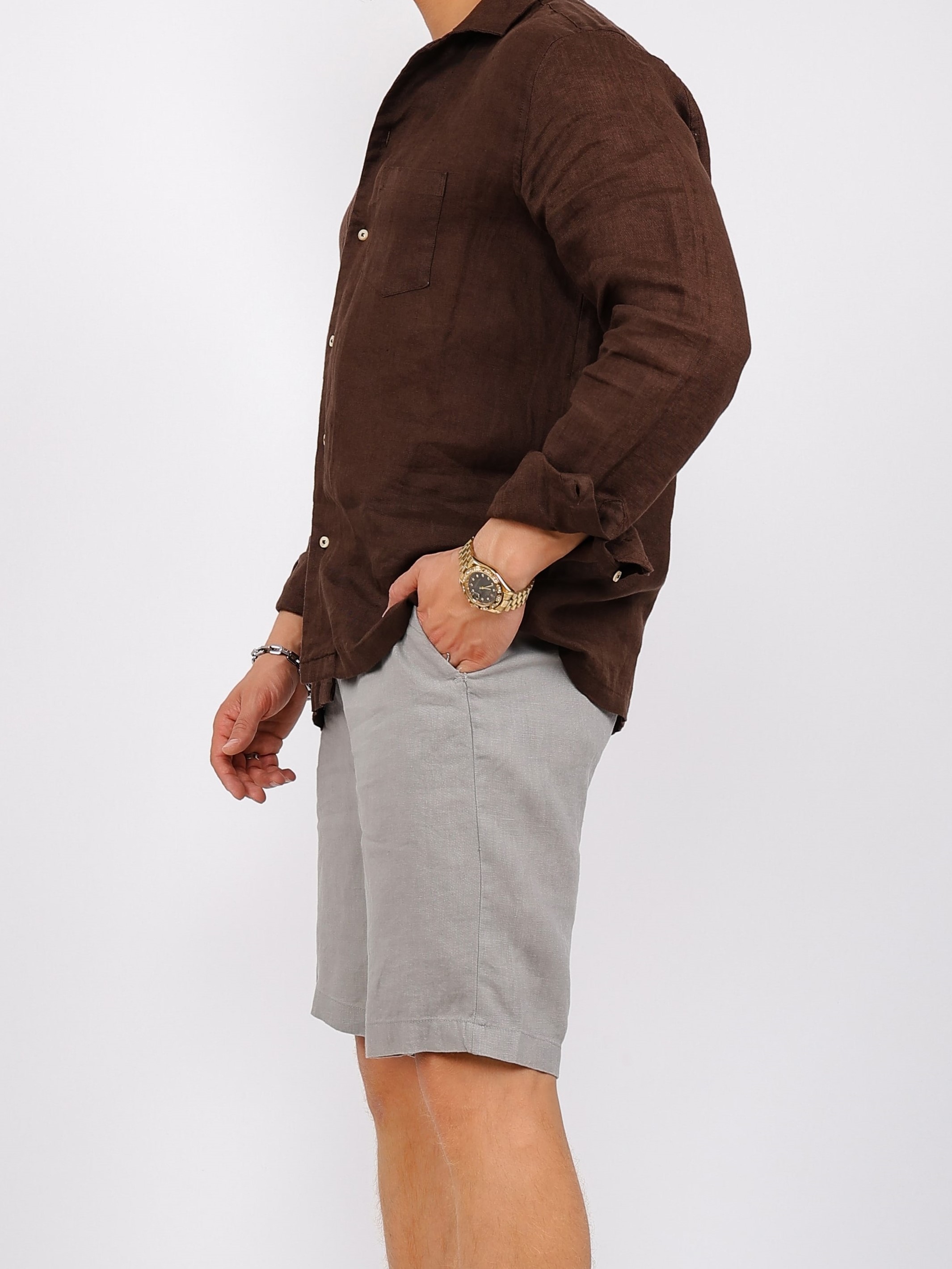 Basic Linen Shorts