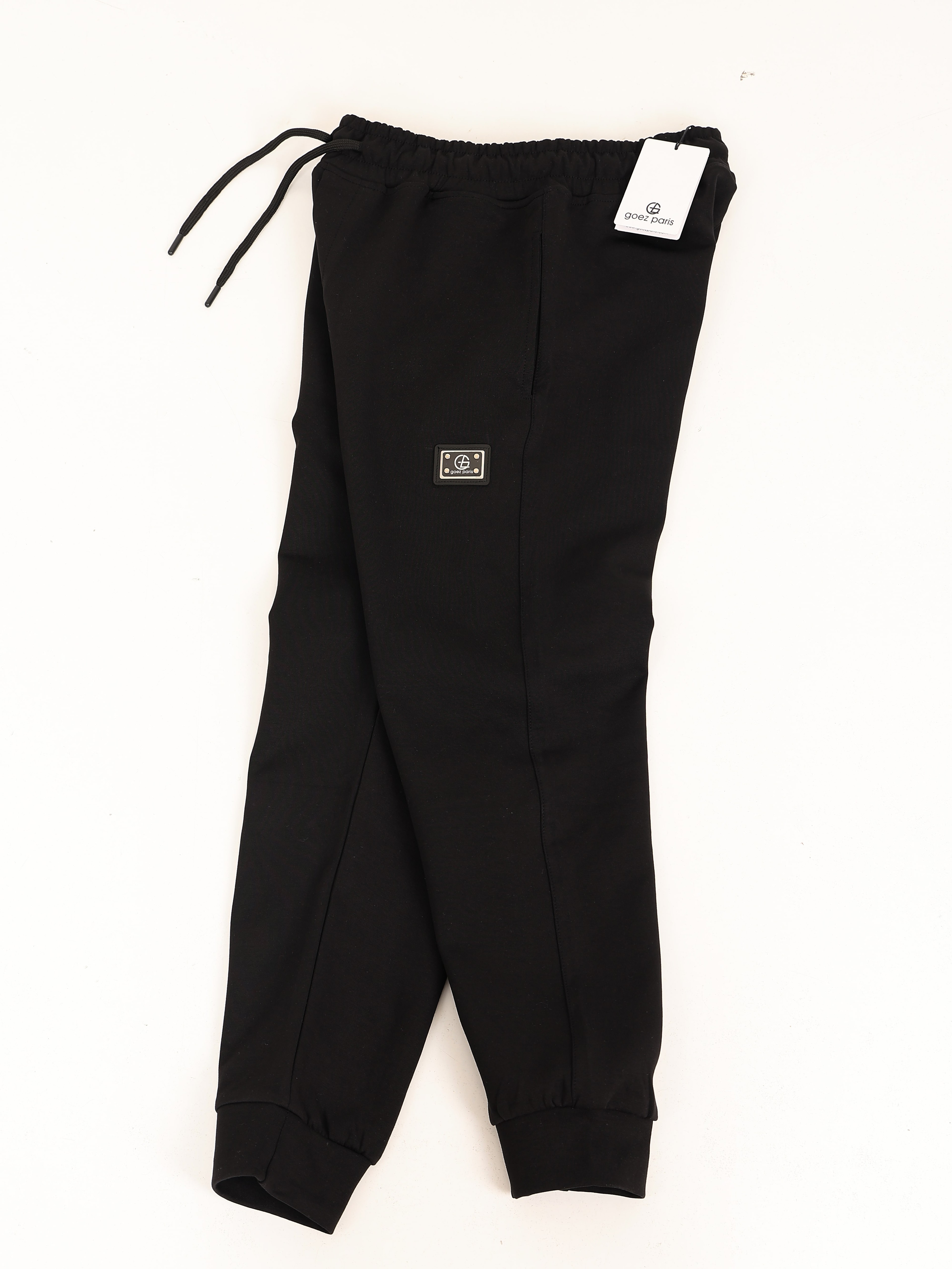 GOEZ PARIS Logo-Plaque Men's Jogger Pants