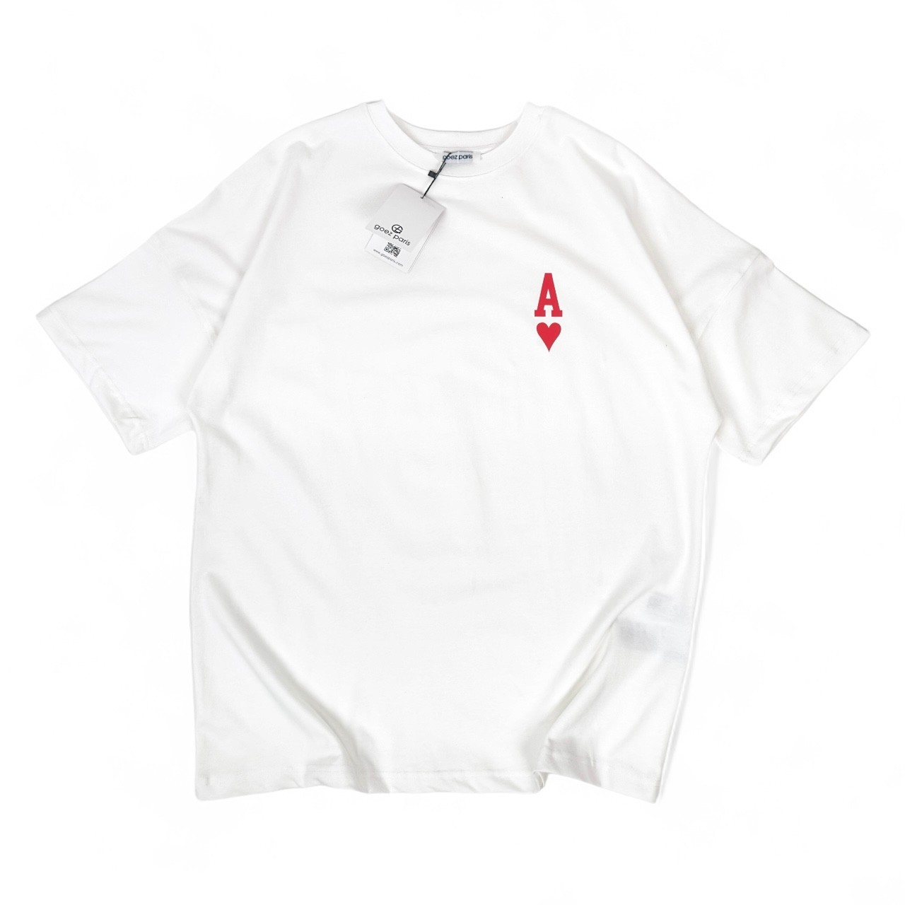 GOEZ PARIS Amore Baskılı Unisex Oversized T-Shirt