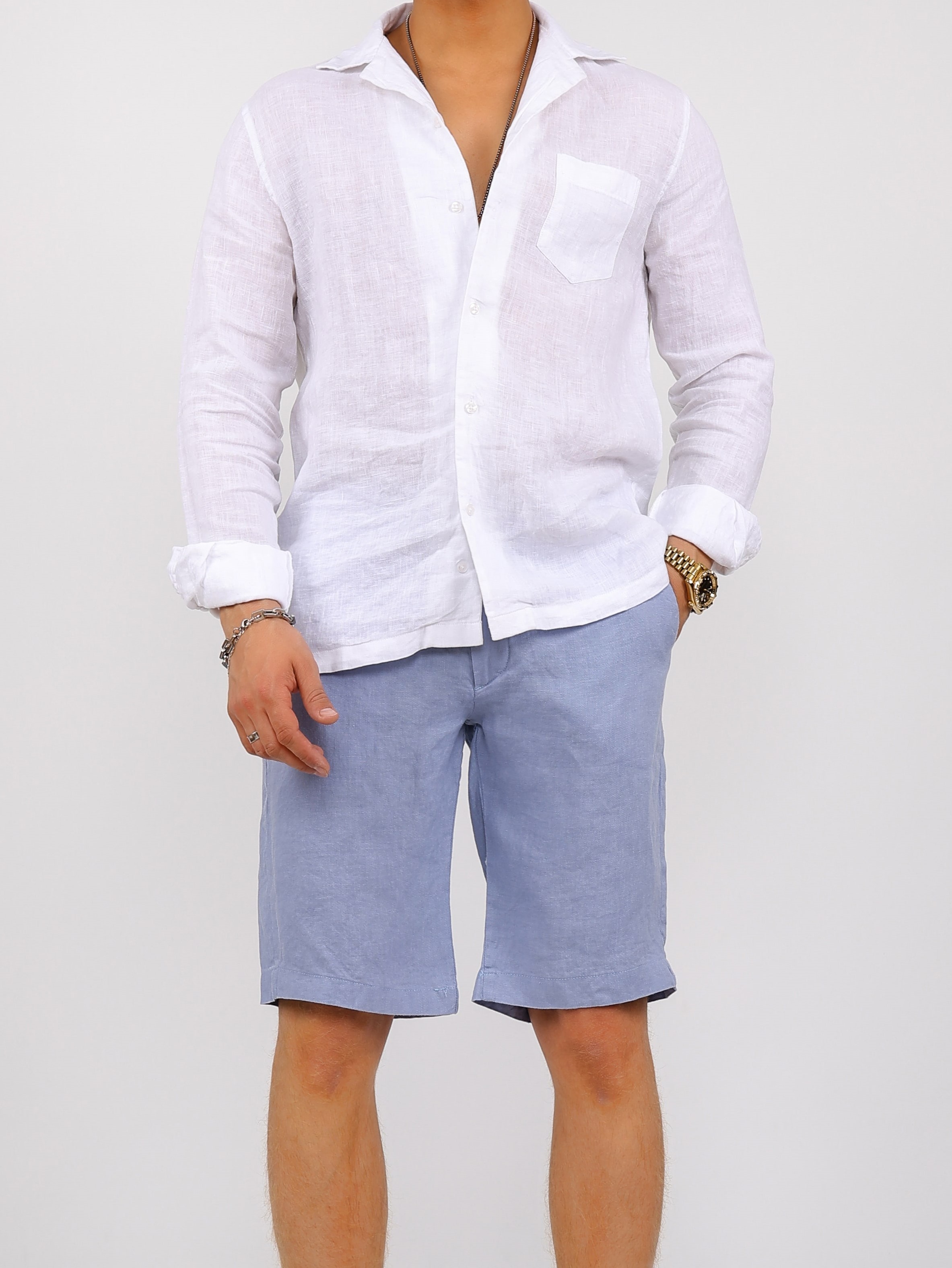 Basic Linen Shorts
