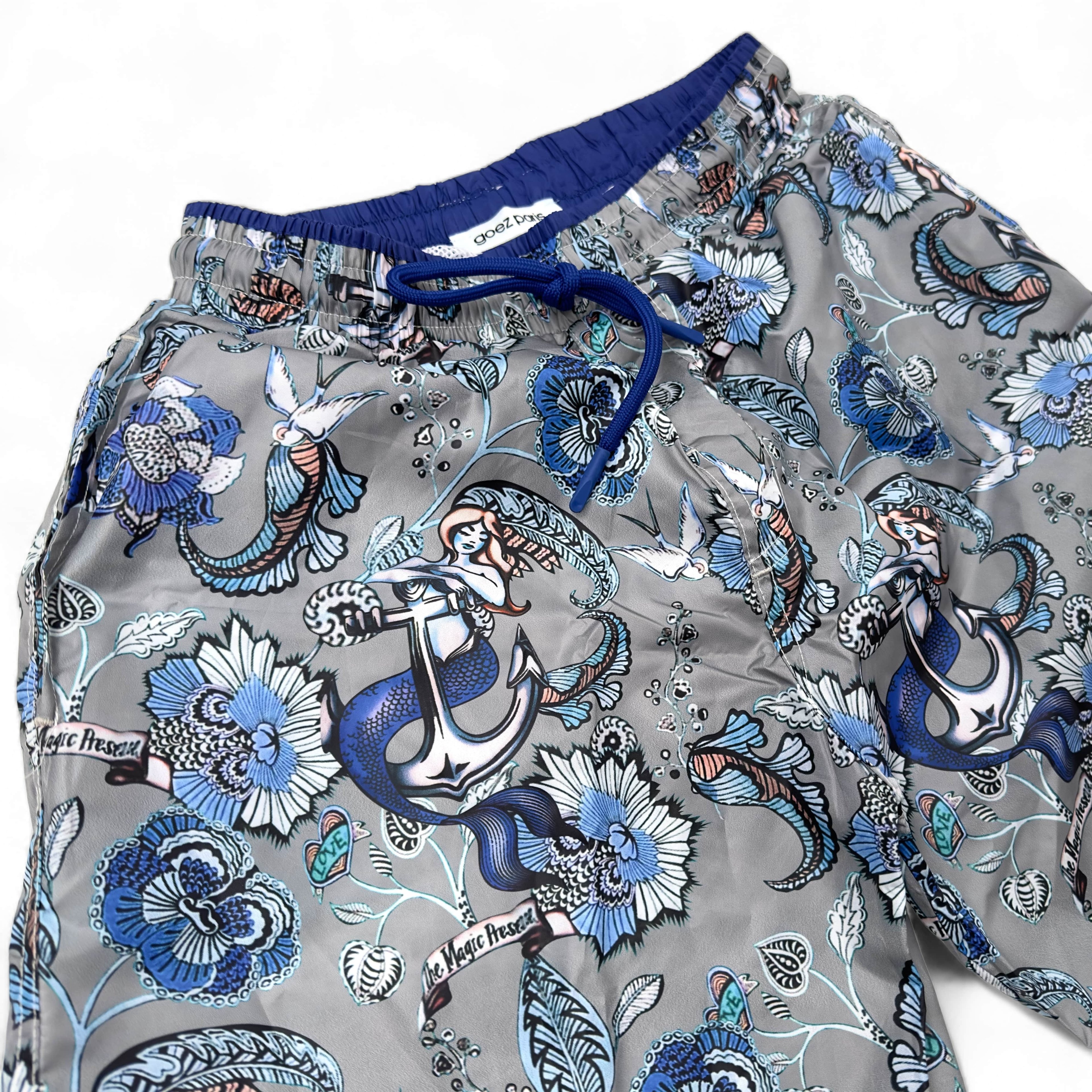 Anchor Printed Water Repellent Swim Shorts