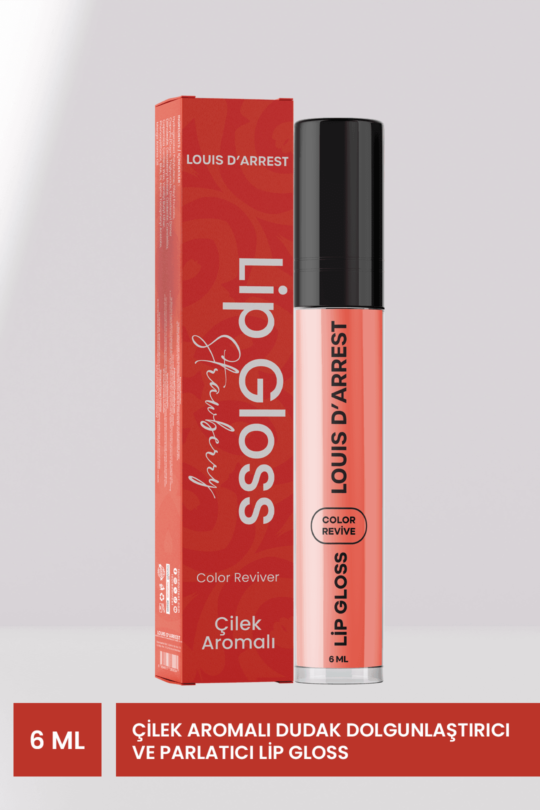 Çilek Aromalı Dudak Dolgunlaştırıcı Ve Parlatıcı Lip Gloss 6 ML