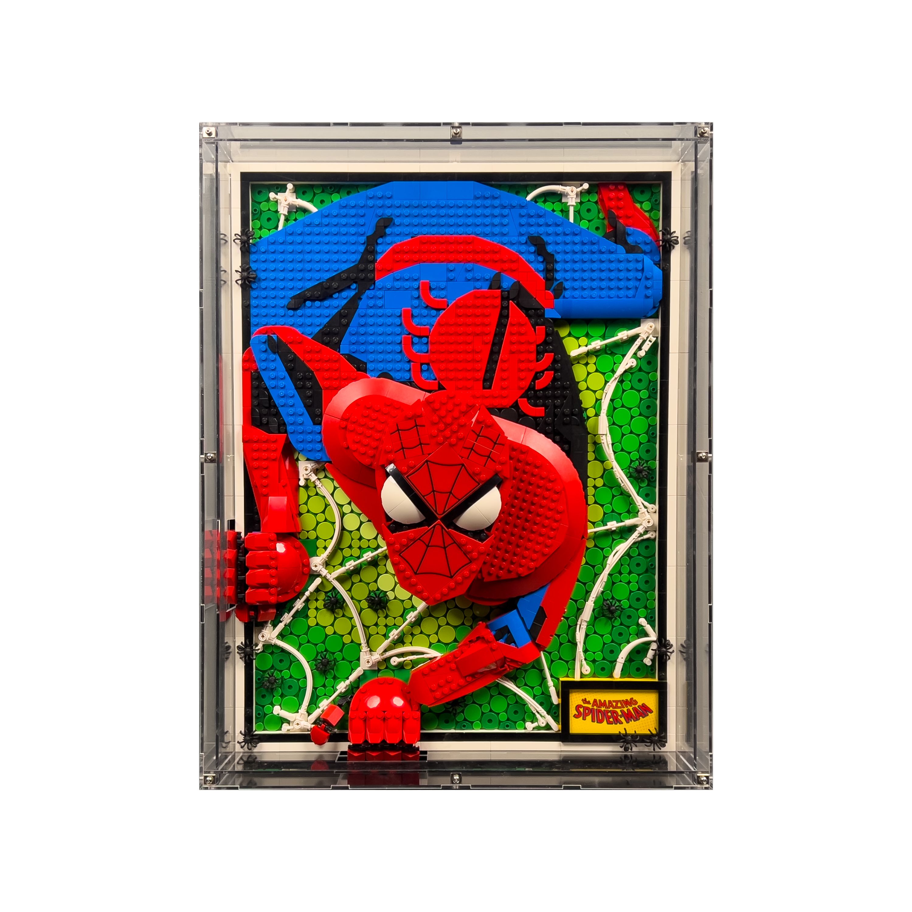 LEGO® Art: İnanılmaz Örümcek Adam (31209) için Asılabilir Sergileme Vitrini