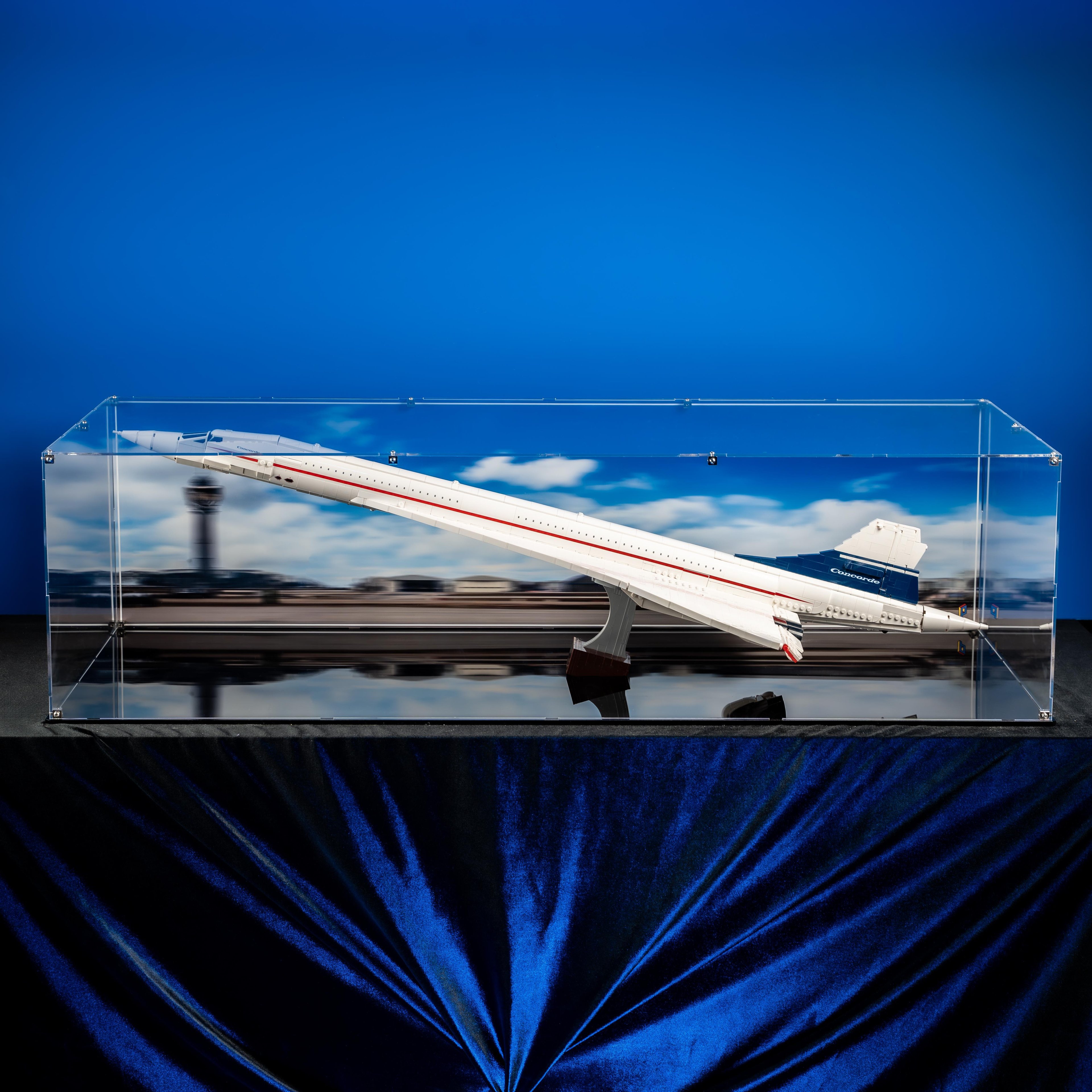 Display Case for LEGO® Icons: Concorde (10318)