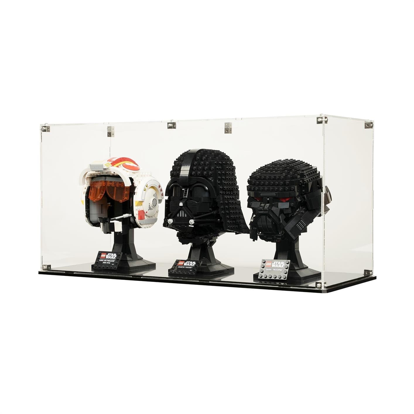 Display Case for 3 LEGO® Helmets