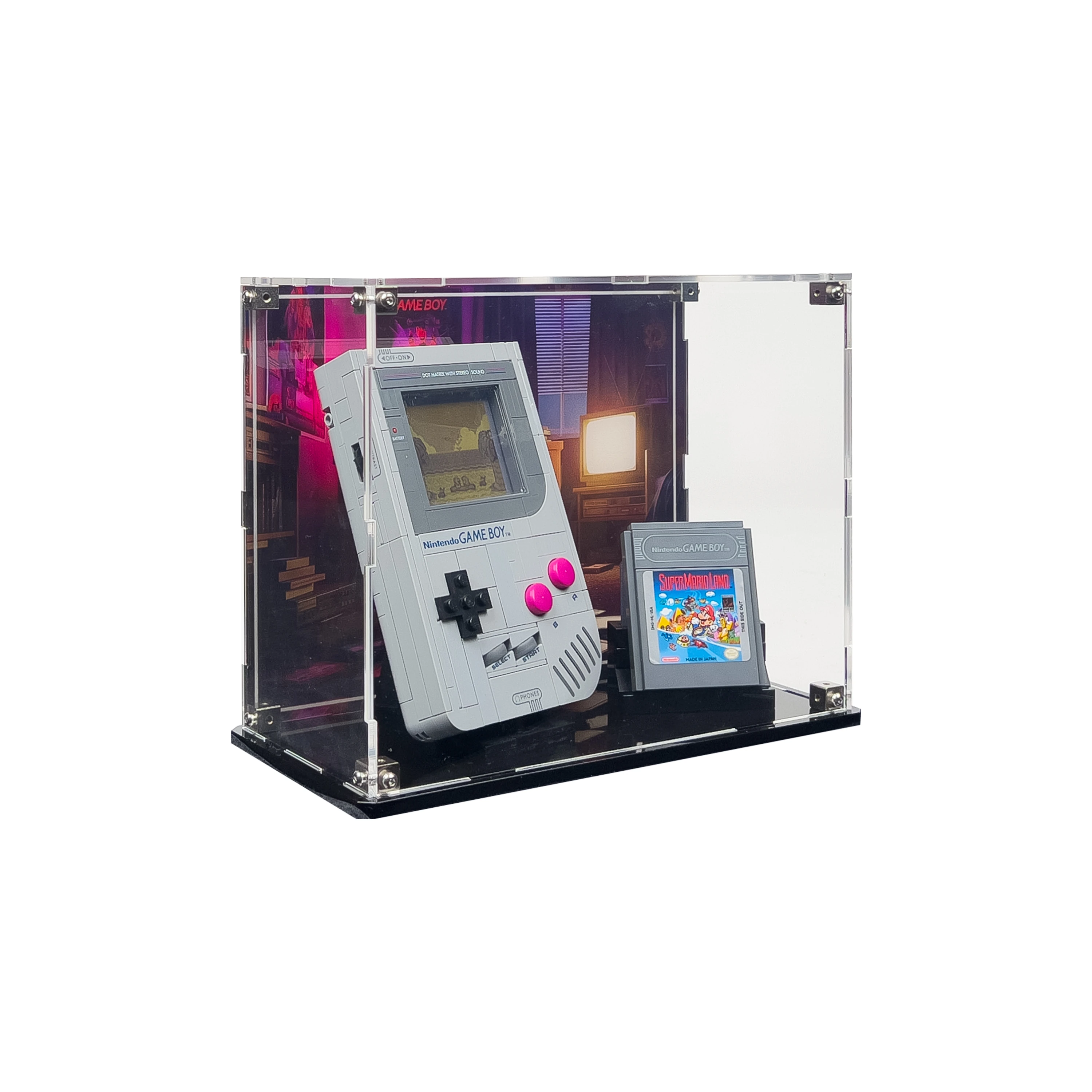 LEGO® Super Mario: Game Boy (72046) için Sergileme Vitrini