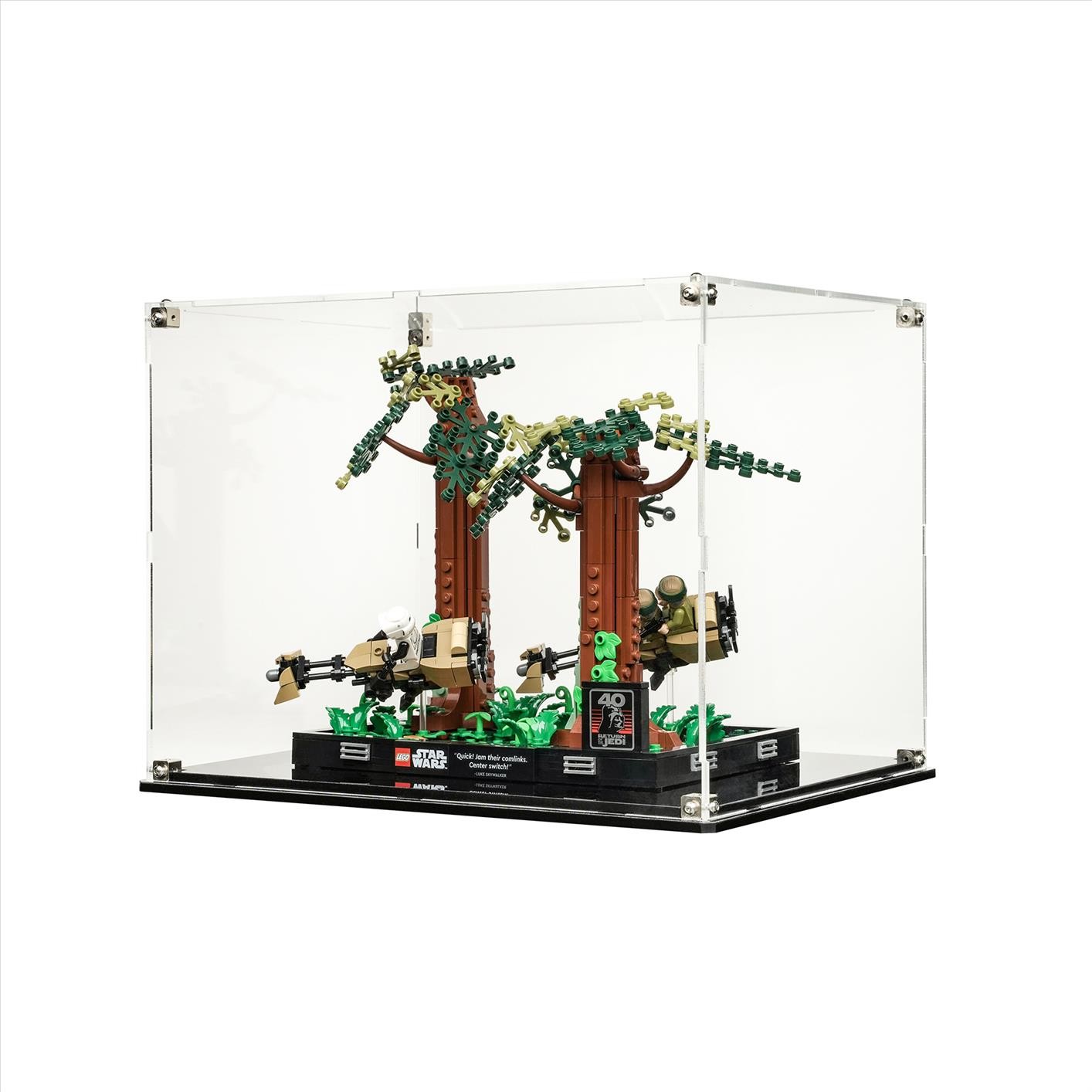 Display Case for LEGO® Star Wars: Endor™ Speeder Chase Diorama (75353)