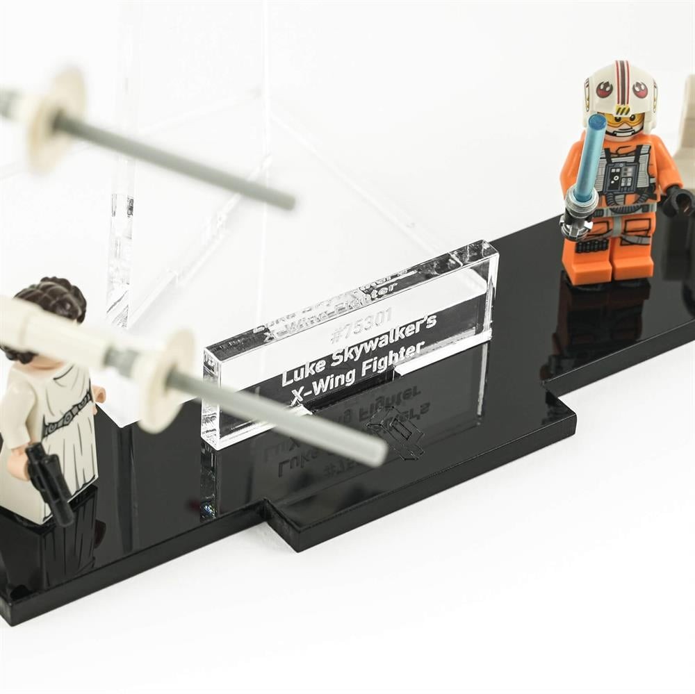 Display Stand for LEGO® Star Wars: Luke Skywalker's X-Wing Fighter (75301)