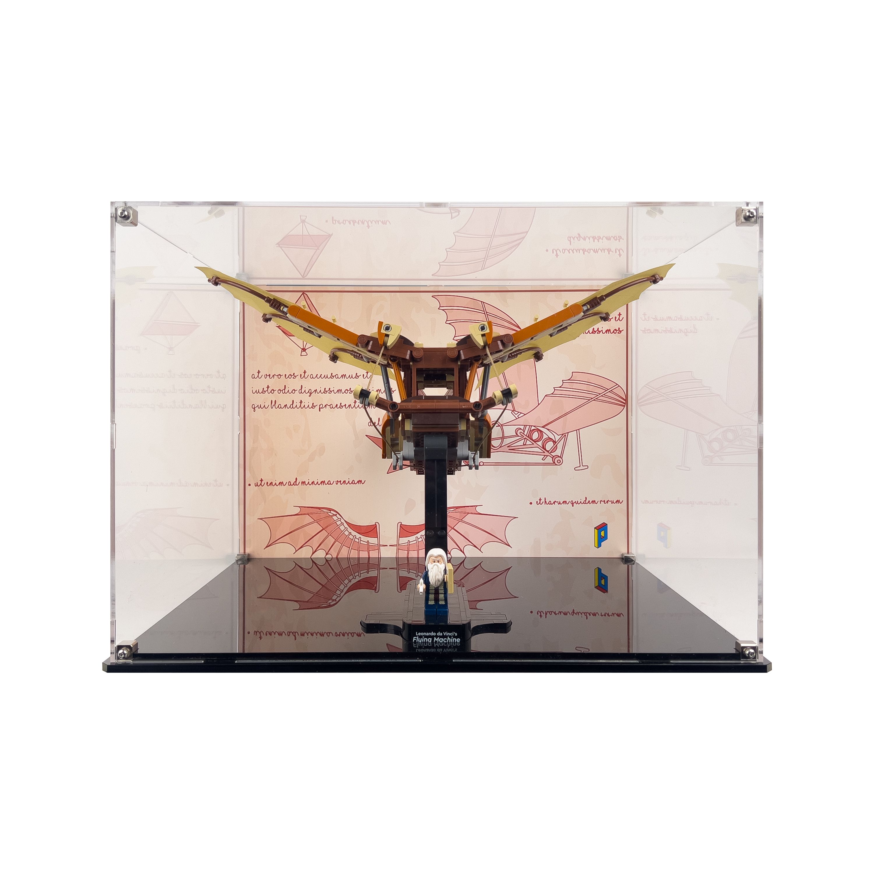 LEGO® Icons: Da Vinci'nin Uçan Makinesi (10363) için Sergileme Vitrini