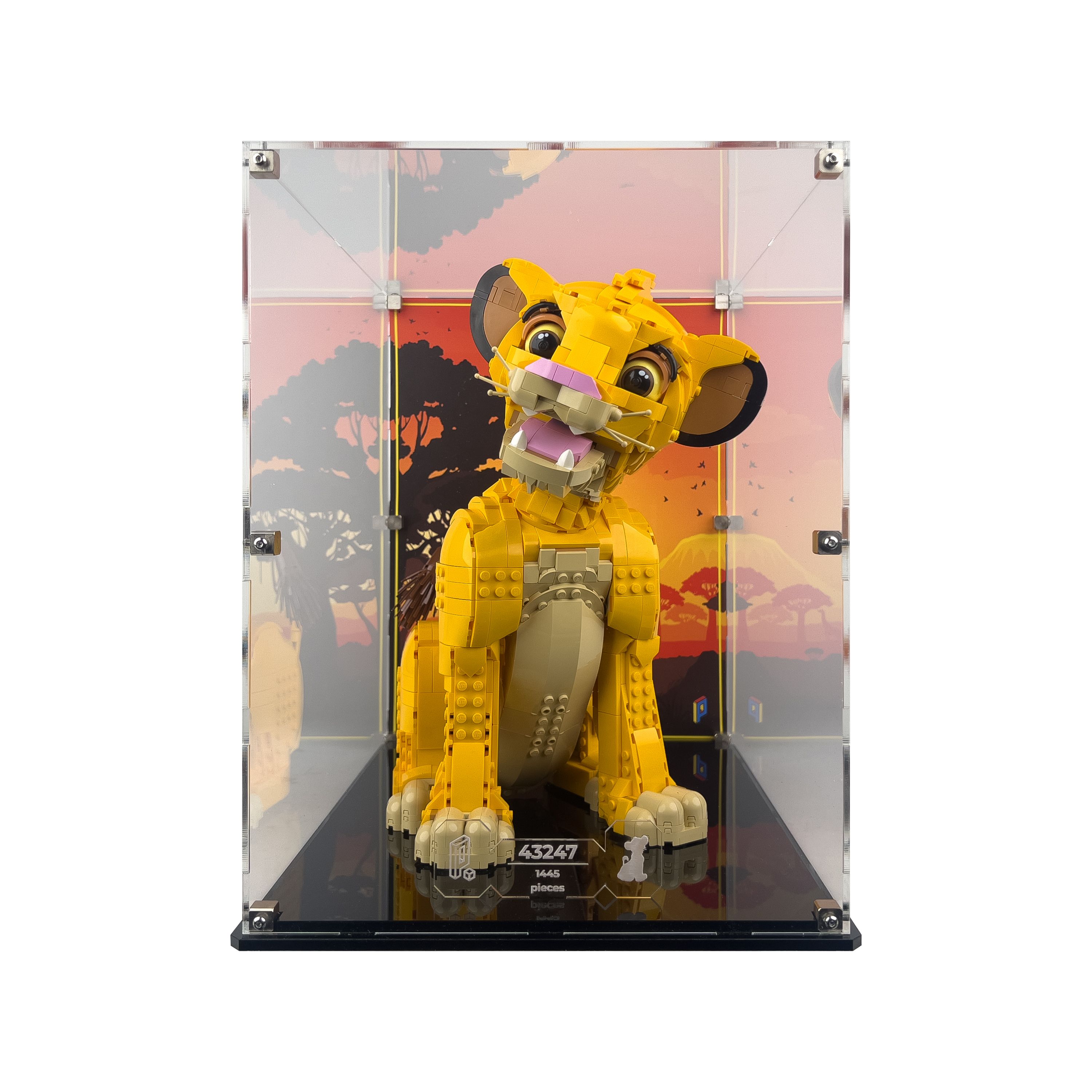 LEGO® Disney: Genç Aslan Kral Simba (43247) için Sergileme Vitrini