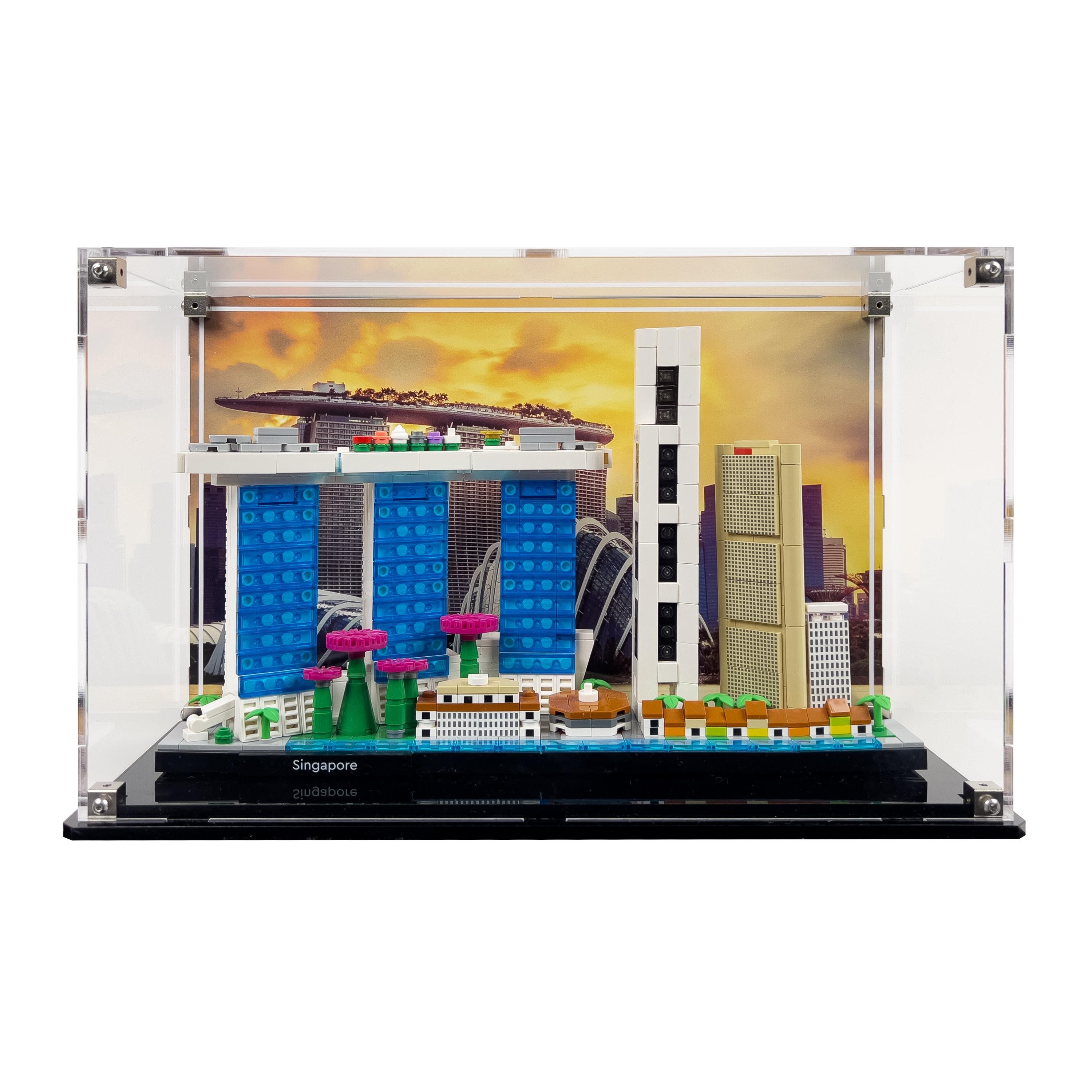 Display Case for LEGO® Architecture: Singapore Skyline (21057)