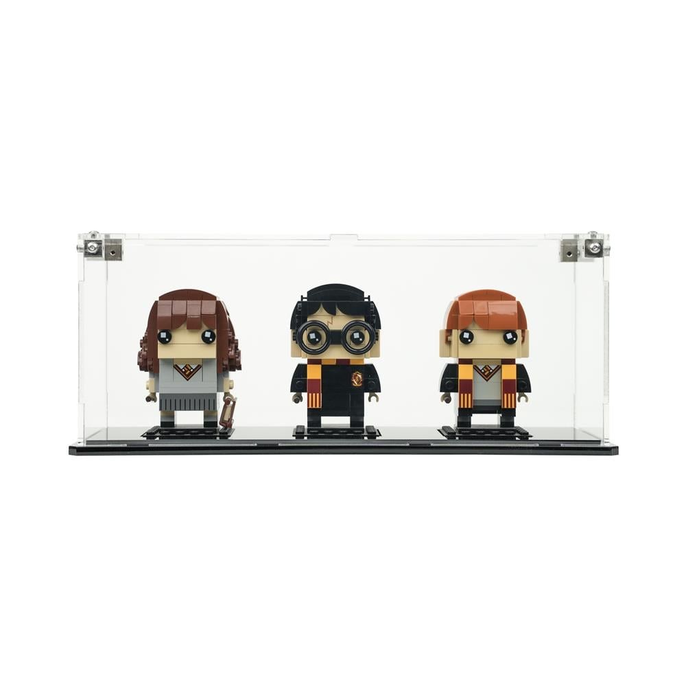 3-Piece Display Case for LEGO® BrickHeadz