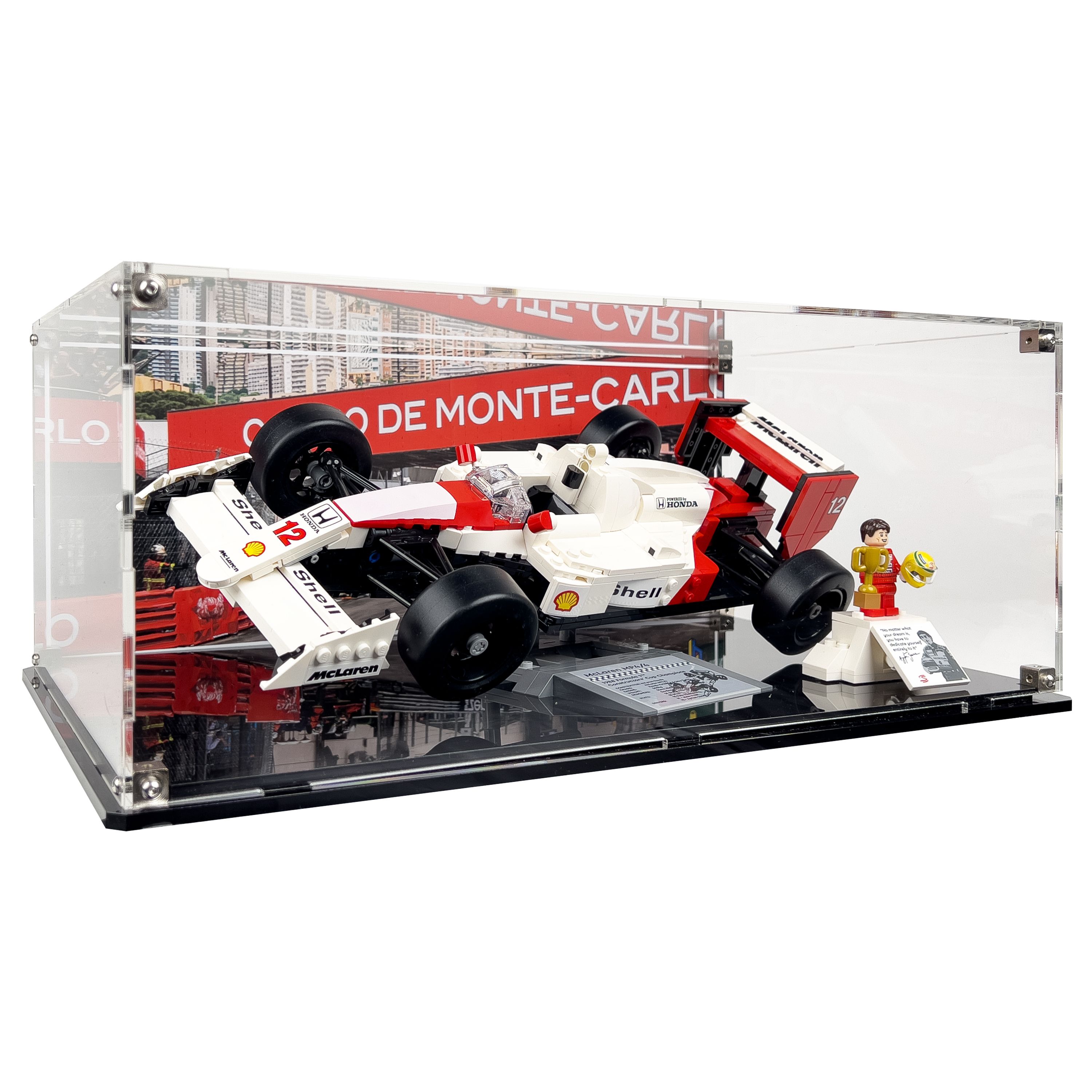 Display Case for LEGO® Icon McLaren MP4/4 and Ayrton Senna (10330)