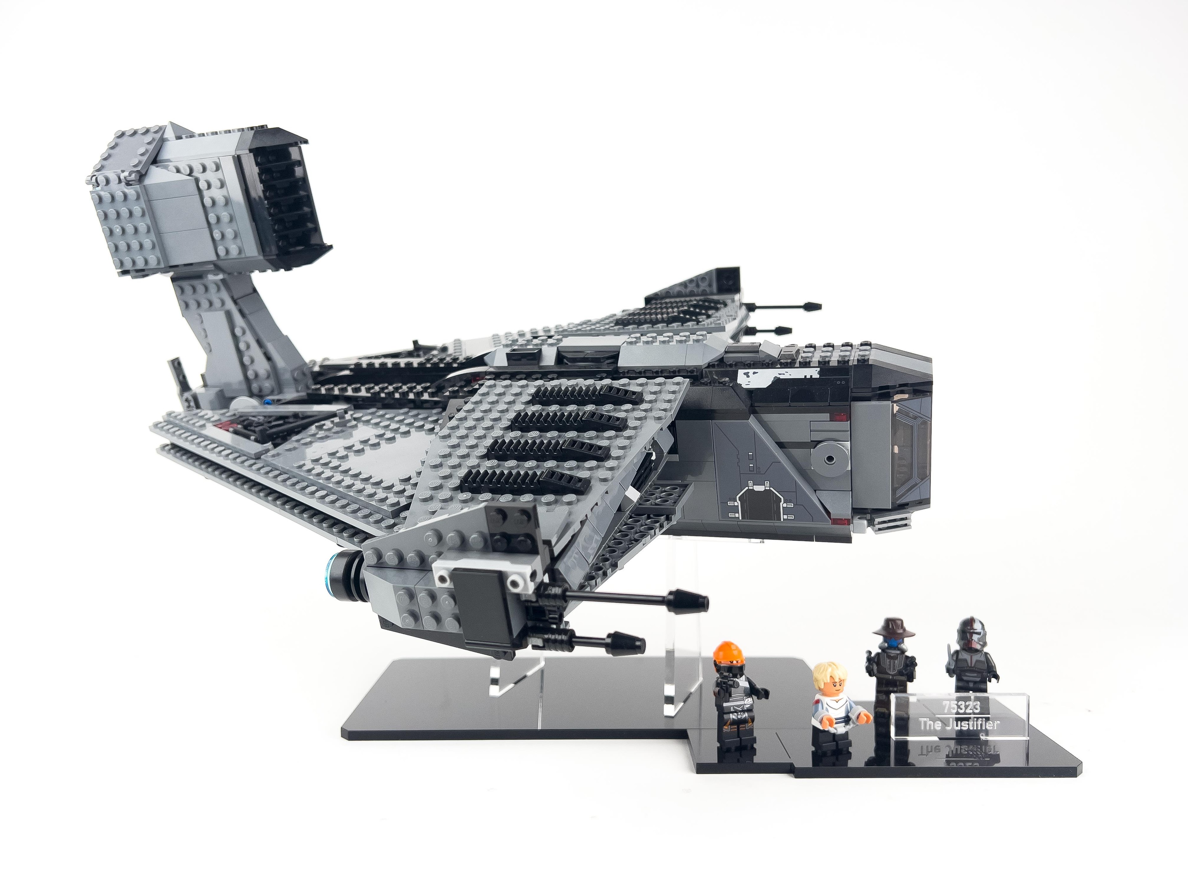 LEGO® Star Wars: The Justifier (75323) için Sergileme Standı