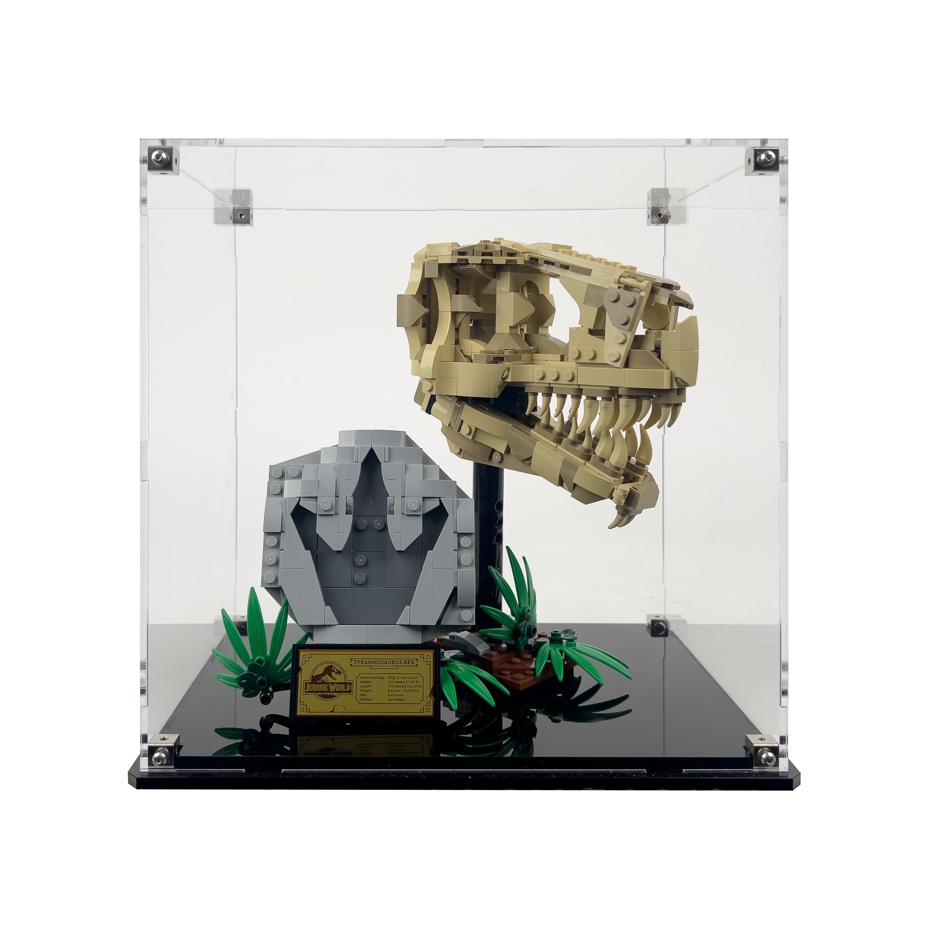 LEGO® Jurassic World: Dinozor Fosilleri: T. rex Kafatası (76964) için Sergileme Vitrini