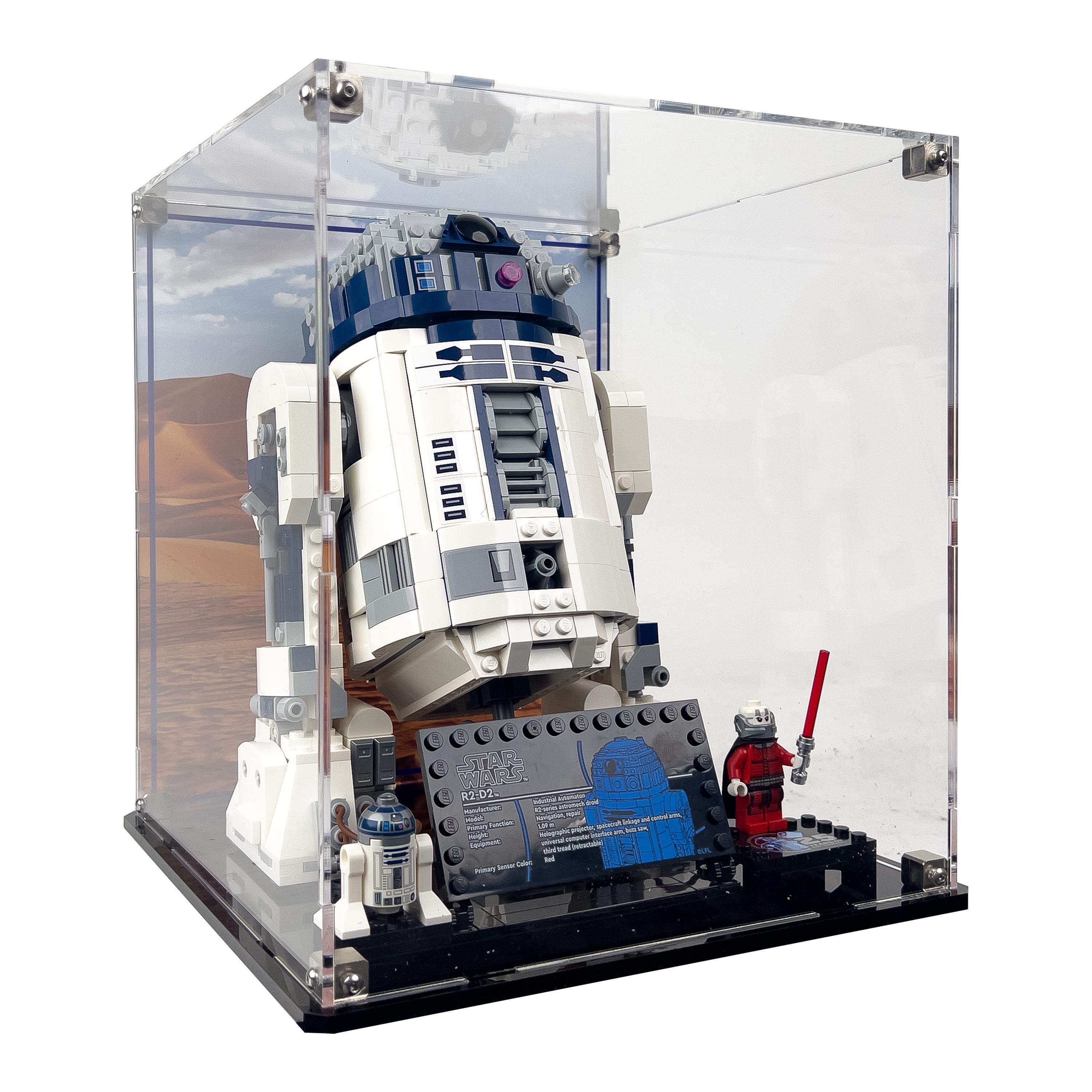 Display Case for LEGO® Star Wars™ 25th Year R2D2 (75379)