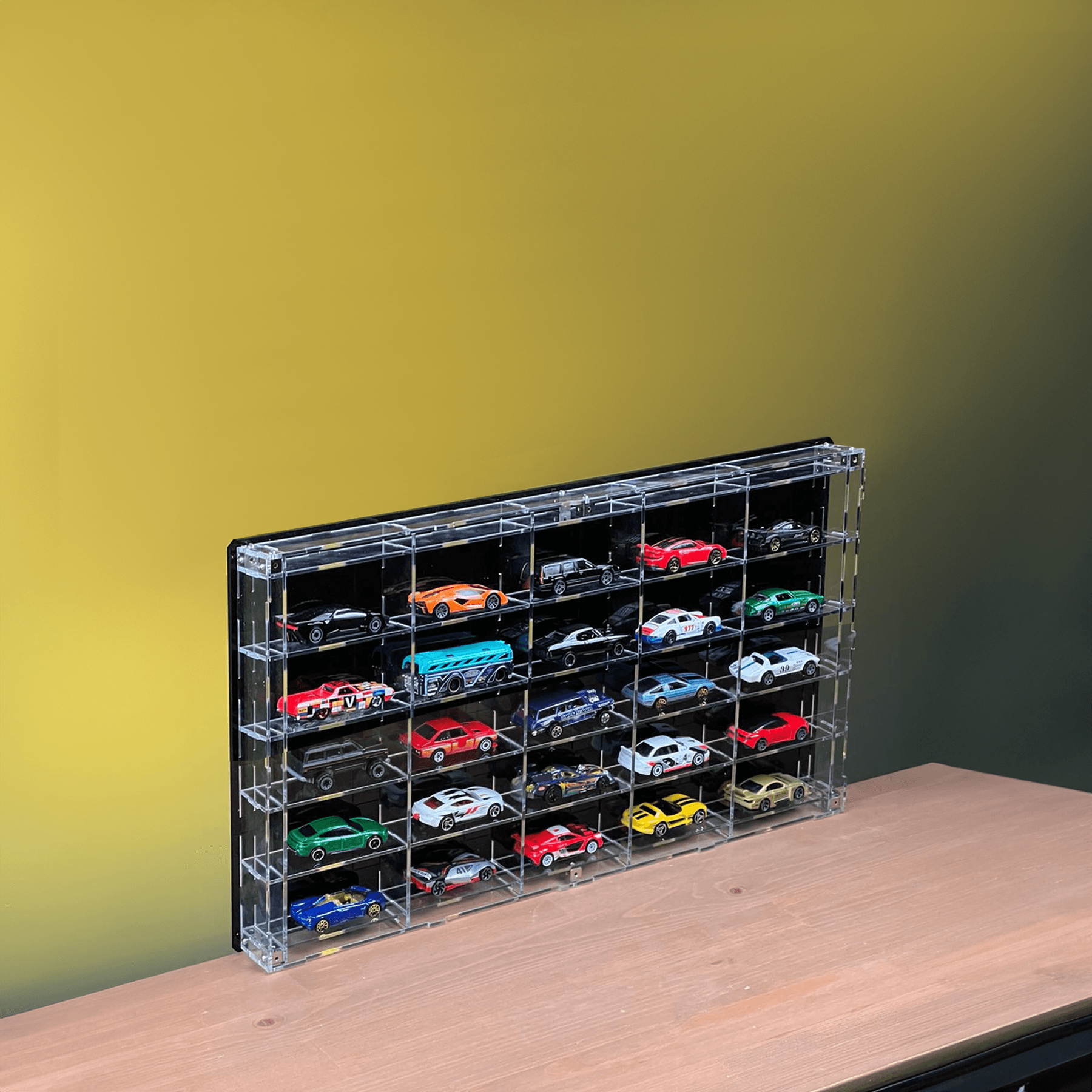 5x5 Wall Display Case for Hot Wheels