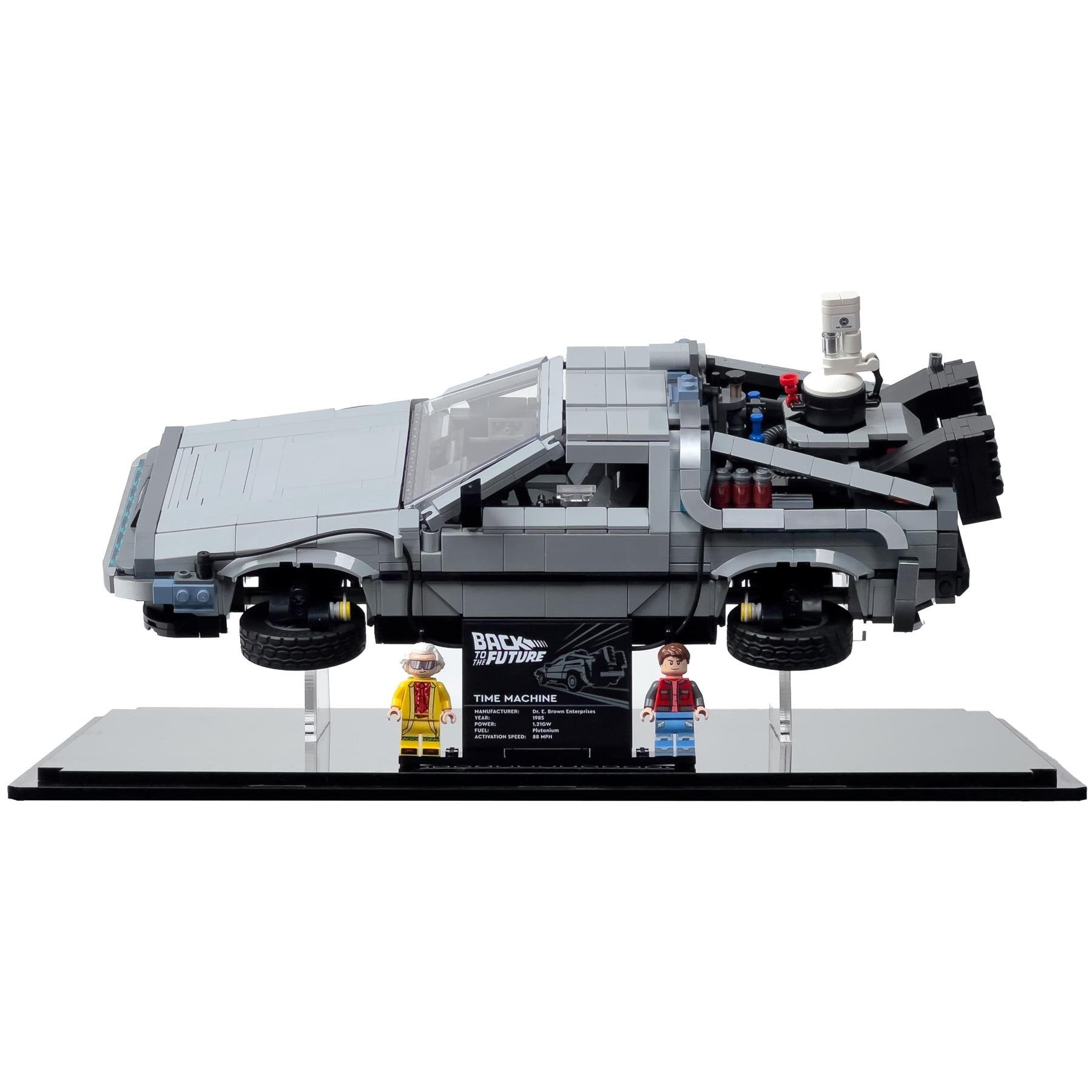 Display Stand for LEGO® Icons: Back to the Future Time Machine (10300)