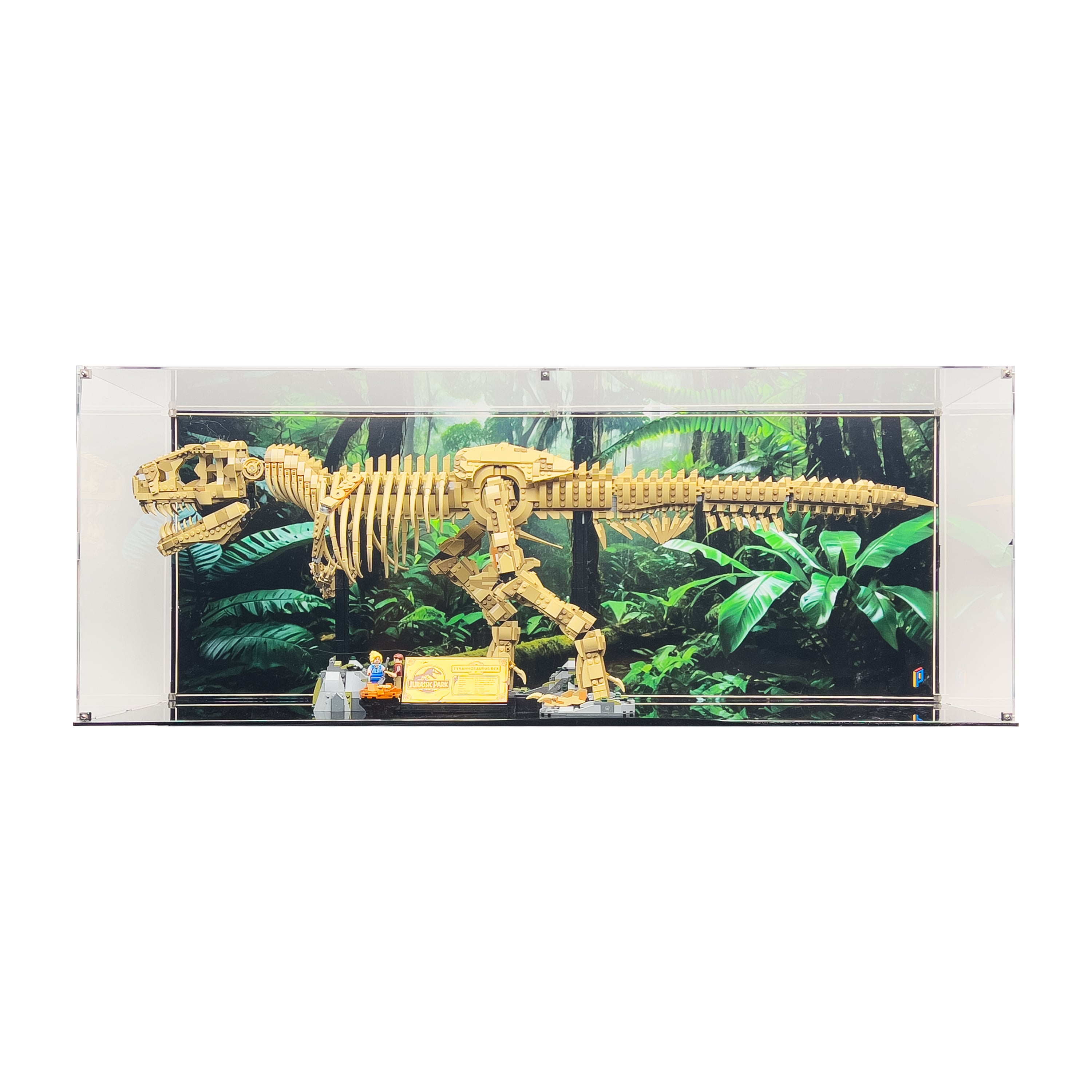 LEGO® Jurassic World Dinozor Fosilleri: Tyrannosaurus Rex (76968) için Sergileme Vitrini